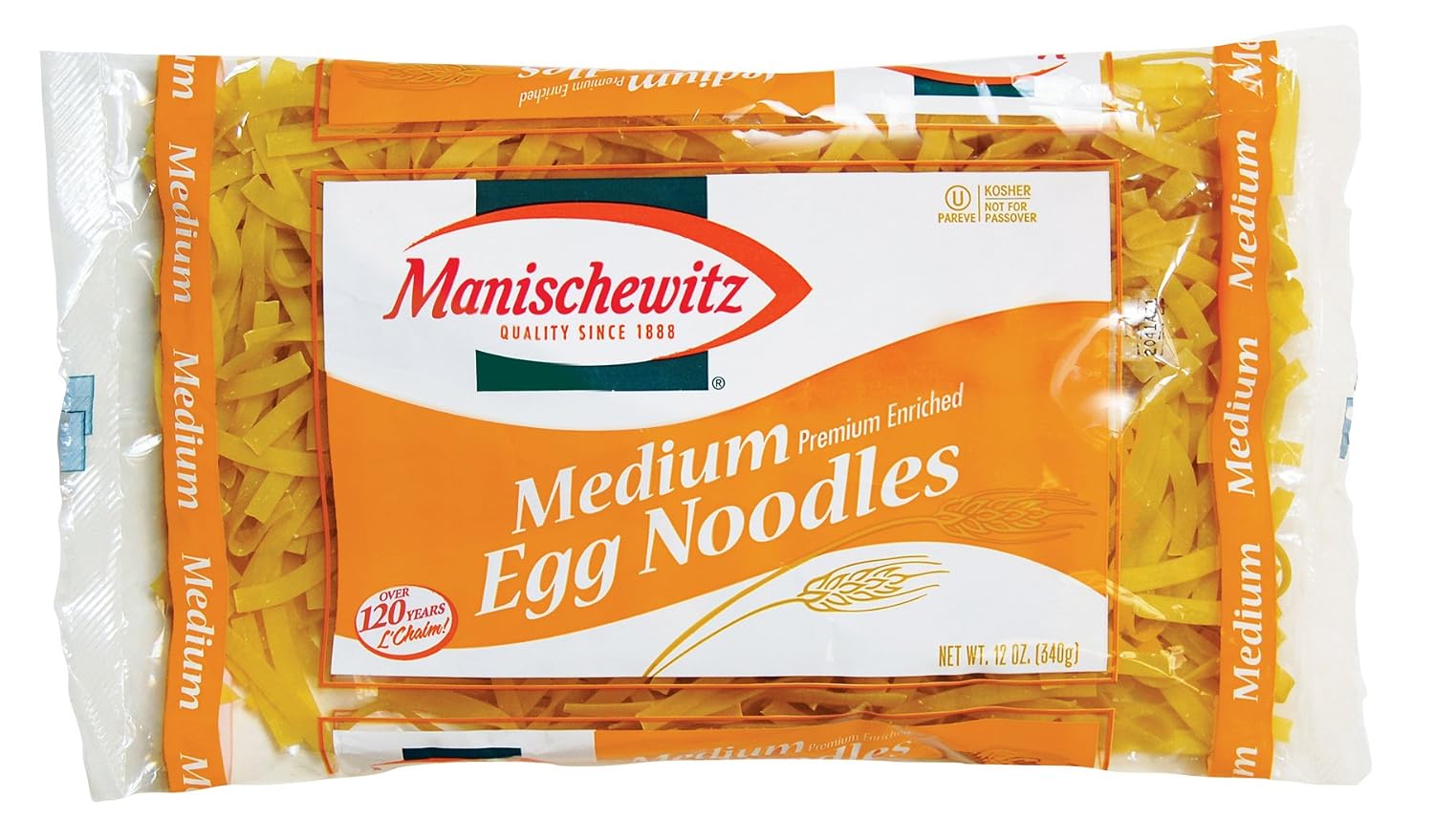 Manischewitz, Medium Noodles, 12 oz