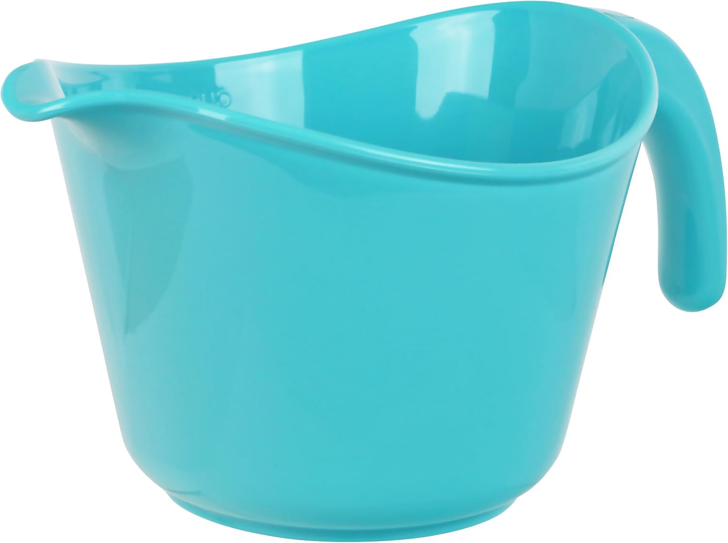 Reston Lloyd, Batter Bowl With Pour Spout, Non-Slip Base, Erogonomic Space Saving Detachable Handle, 2 QT Heavy Duty BPA-Free Microwave & Dishwasher Safe, Plum
