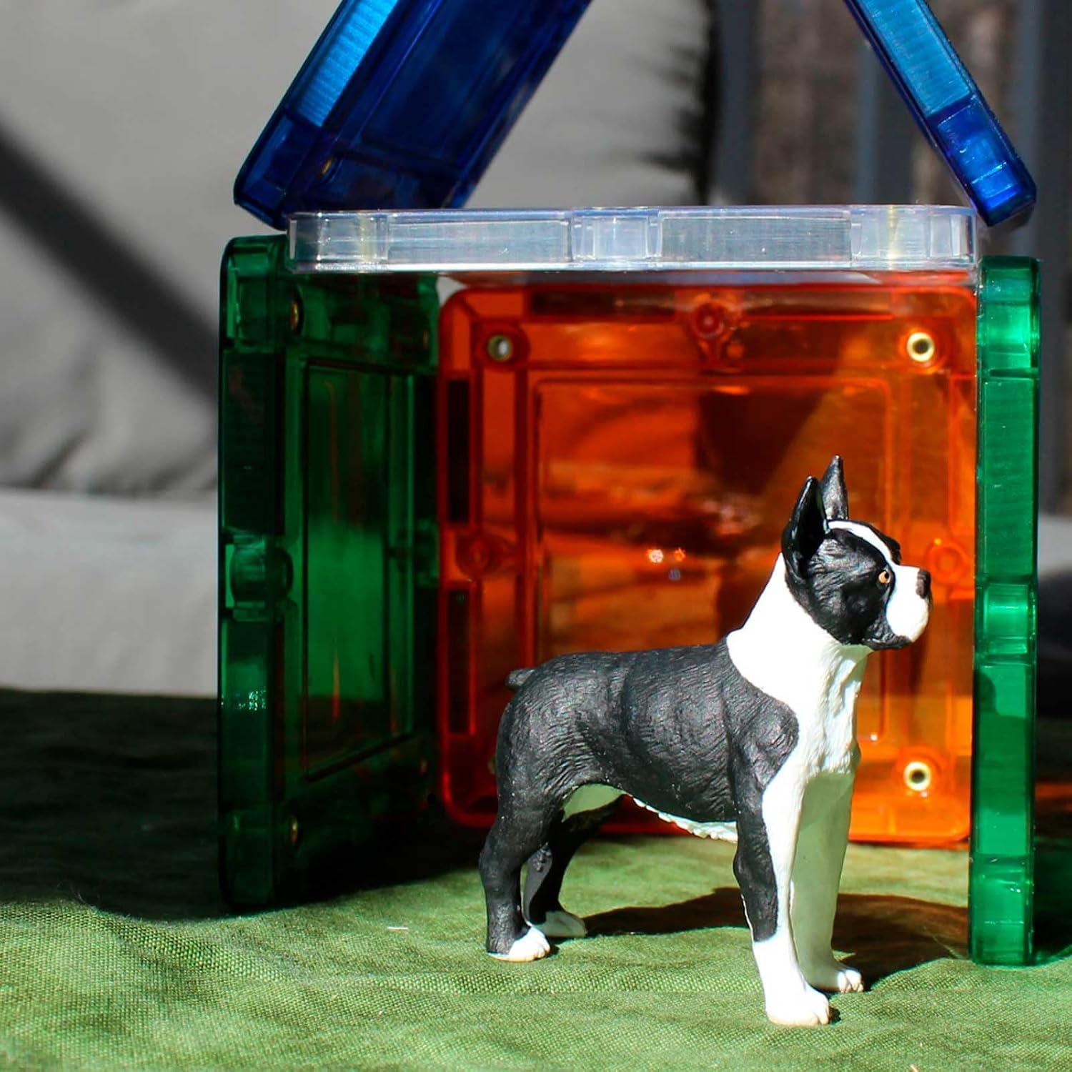 Safari Ltd. Boston Terrier Figurine - Lifelike 2.5" Model Figure - Educational Toy for Boys, Girls, and Kids Ages 3+