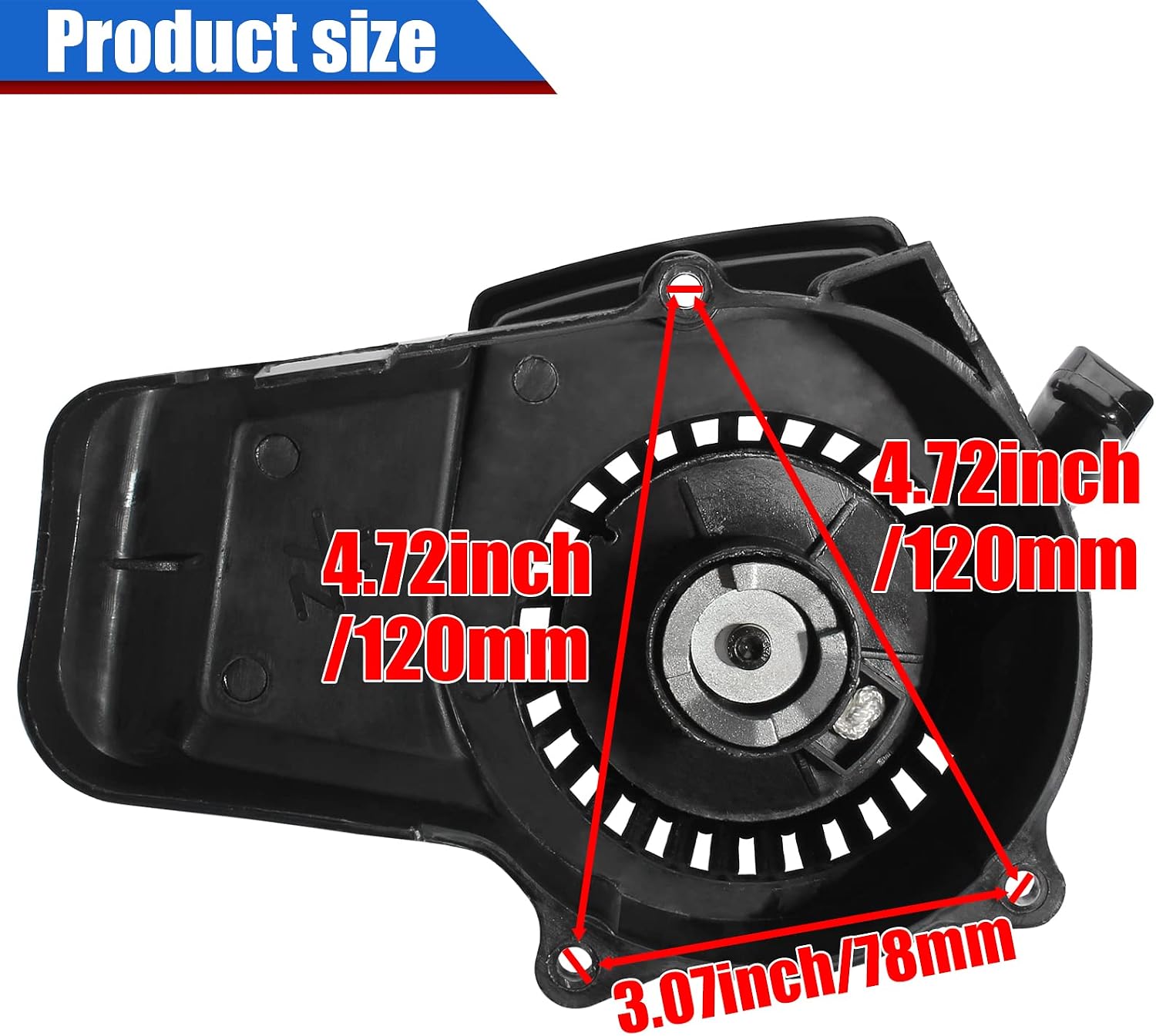 Pull Start Starter for 47cc 49cc Mini Quad ATV Scooter Pocket Bicycle Rocket Bike 2-stroke Engines