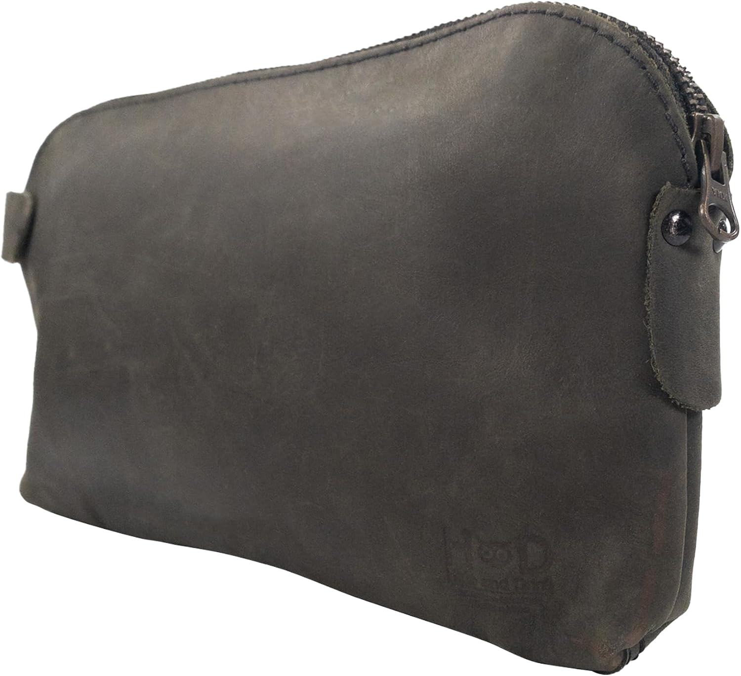 Hide & Drink, Large Rustic All Purpose Utility Bag for Cords & Chargers, Travel Bag, Multi-Purpose Bag, Full Grain Leather