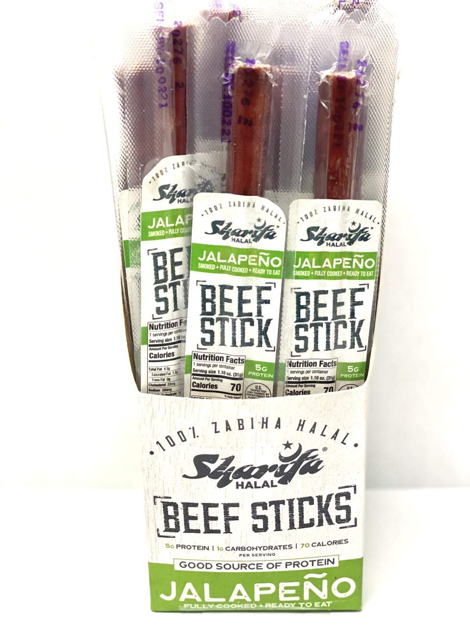 HALAL BEEF STICKS (JALAPENO)