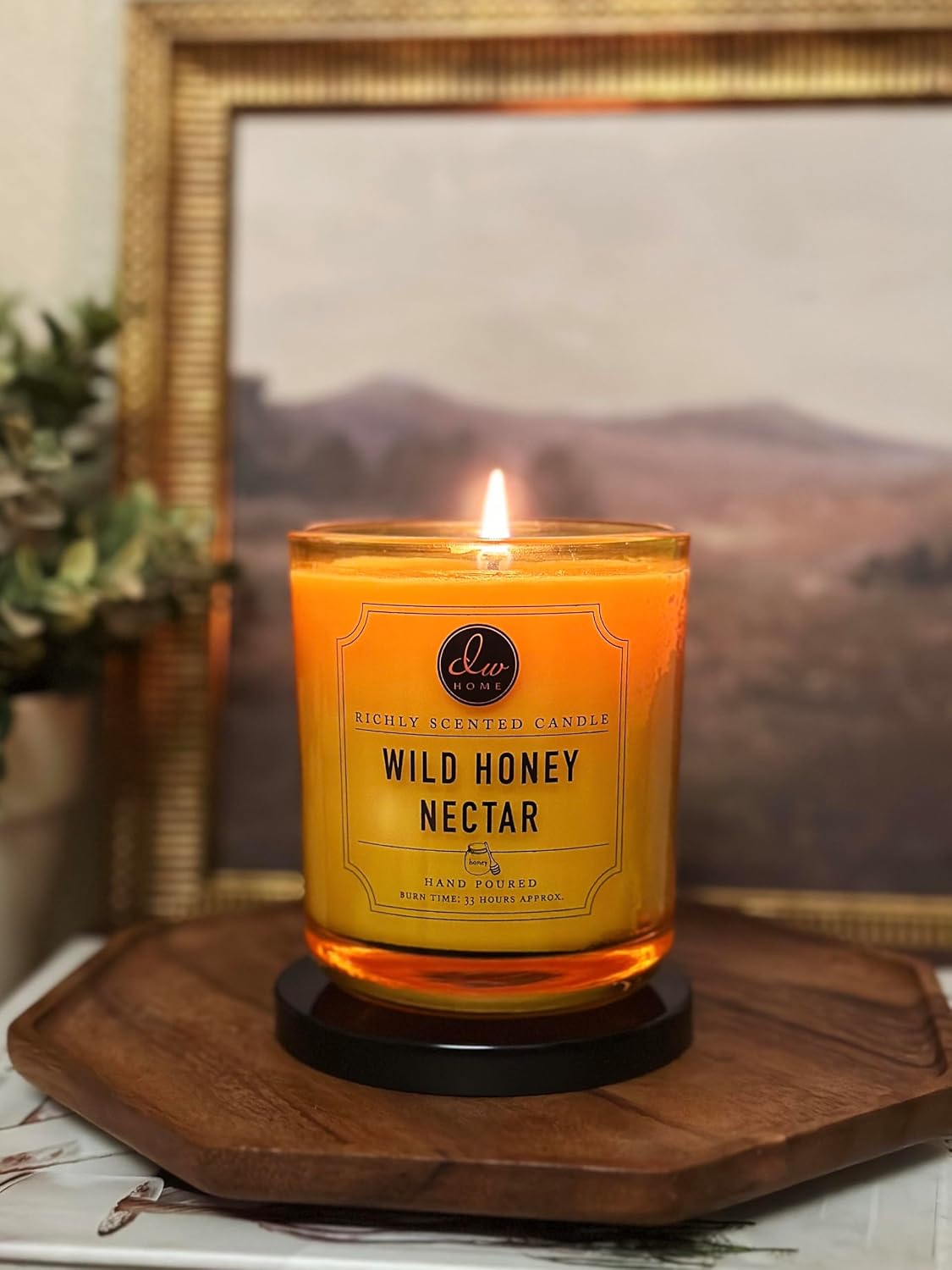 DW Home Vanilla Bean Scented Candle for Home, 15 oz, Large Double Wick Candle Jar, Up to 56H Burn Time, Luxury Scented Candle for Relaxation, Gifting, Home Decor