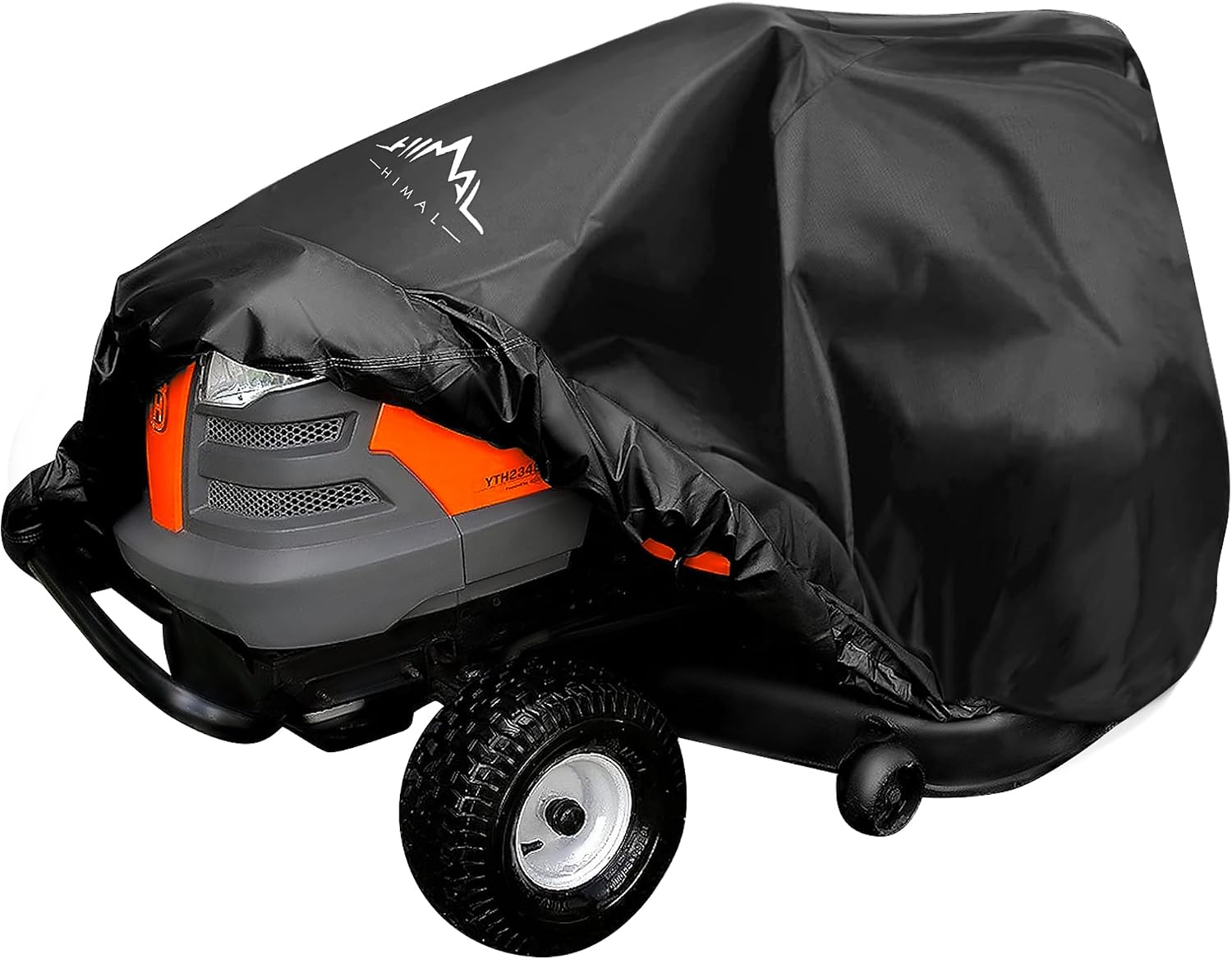 Himal Outdoors Riding Lawn Mower Cover Pro, Heavy Duty 600D to 54" | Polyester Oxford,Waterproof,UV Resistant,Universal Size Tractor Cover,Storage Bag