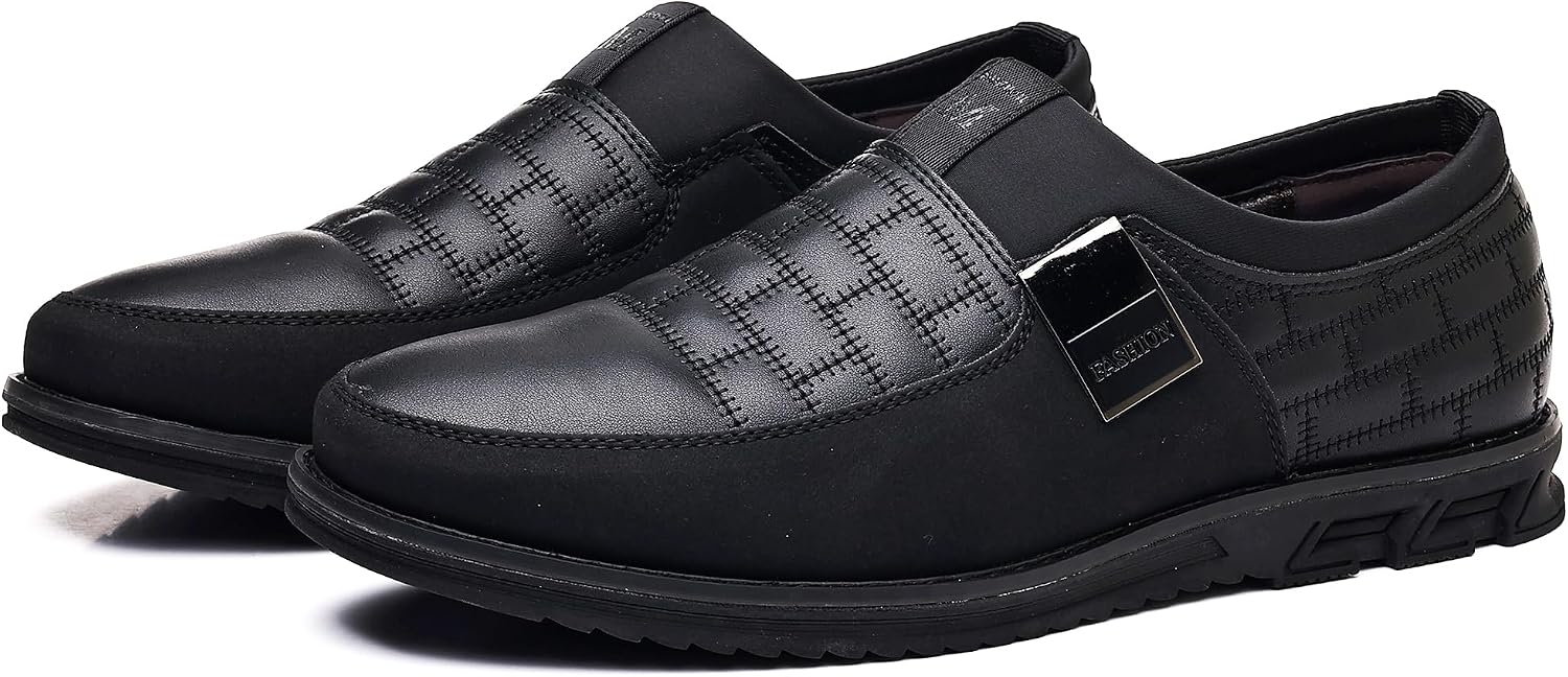 COSIDRAM Mens Casual Shoes Dress Sneakers Loafers Comfort Walking Shoes | Lightweight slip-on for hassle-free wear. Cloud-like comfort, sock-friendly fit for daily & semi-formal occasions.