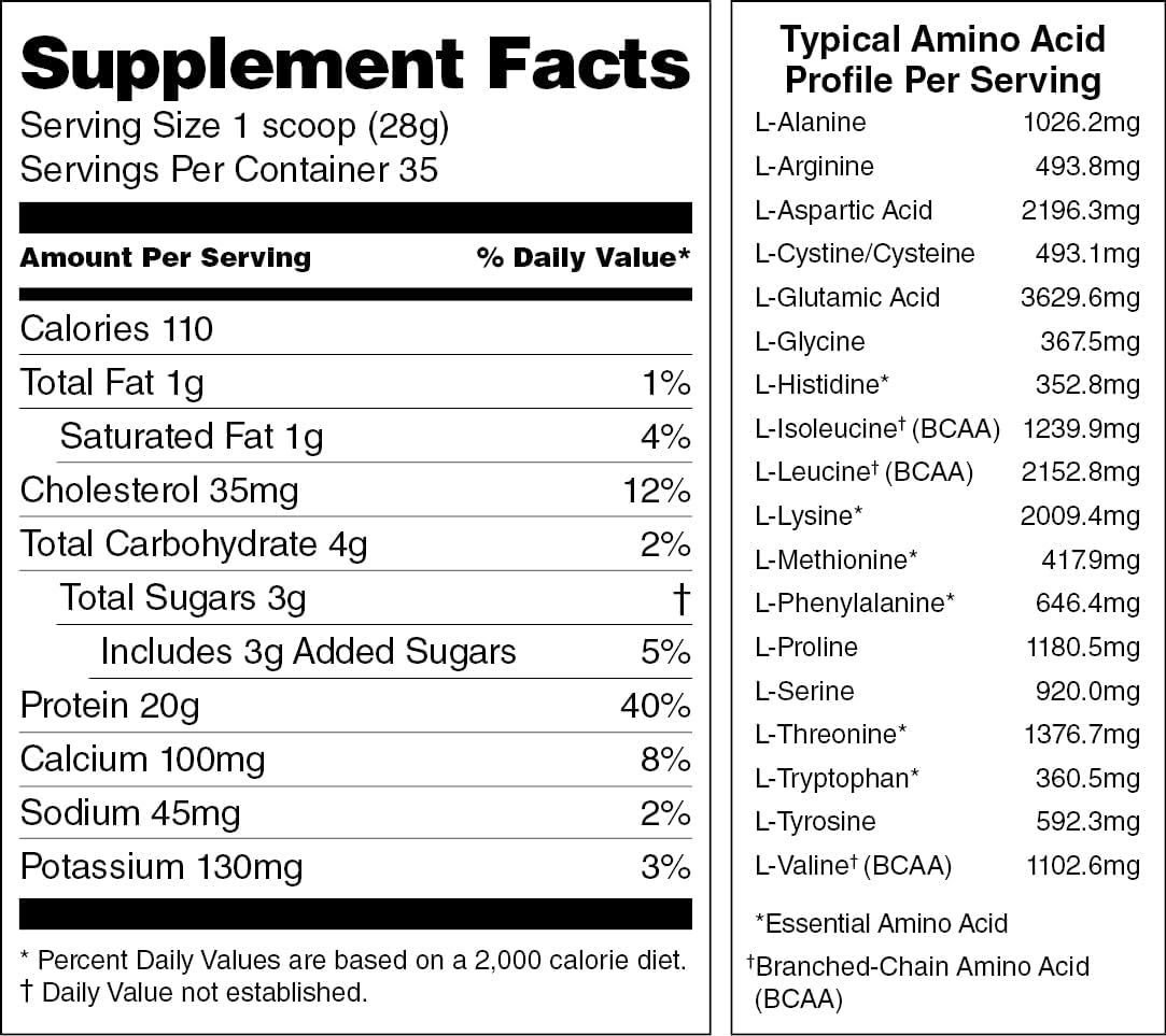 swiig Madagascar Vanilla Whey Protein Powder 20g Muscle Recovery 2.2 lb | Gluten-free, non-GMO daily nutrition supplement with digestive enzymes. Keto-friendly smoothie mix yields 35 servings.