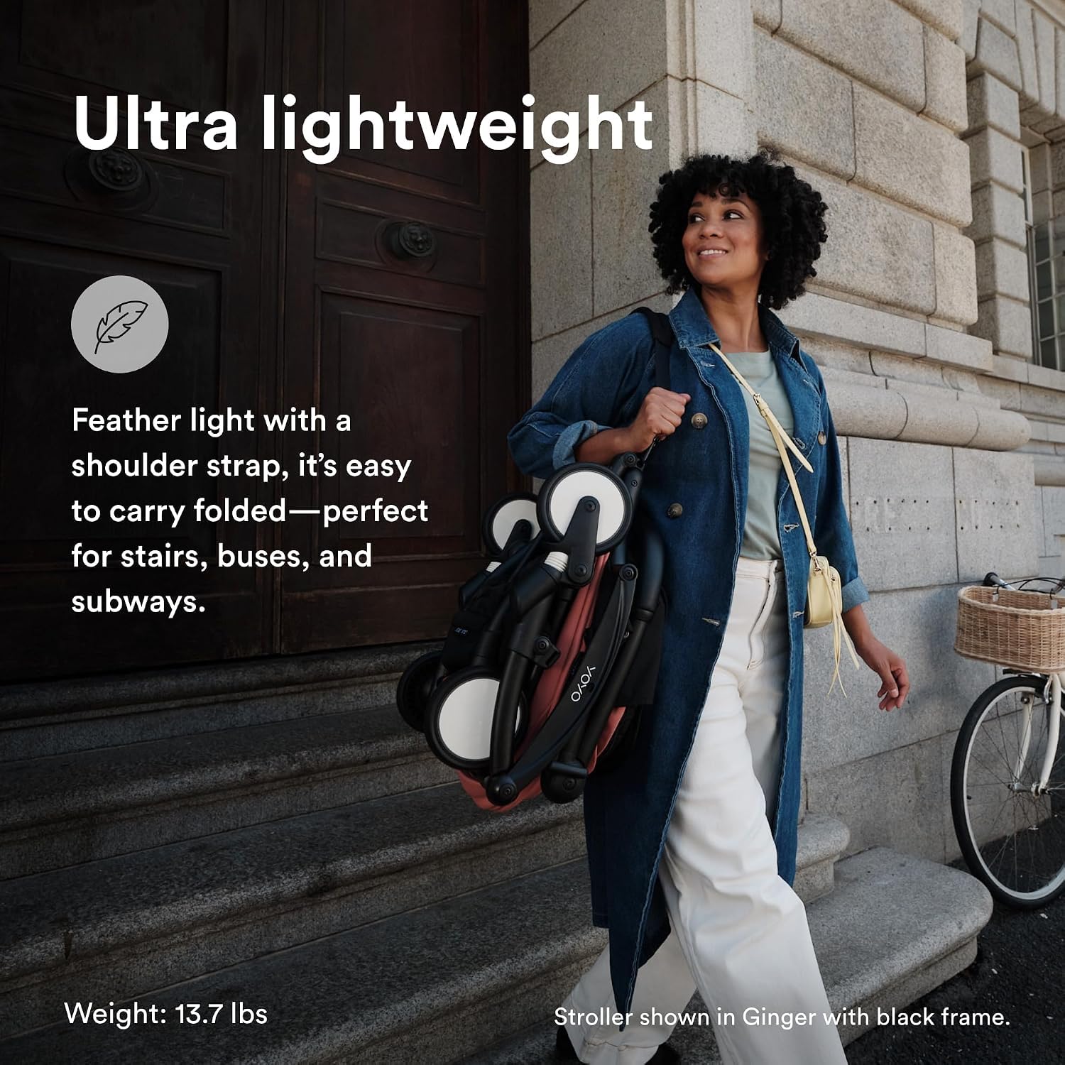 Stokke YOYO3 Travel Stroller from 6 Months, Easy Fold, Black/Black | Includes Frame, Seat Cushion, & Canopy, Light & Compact, Carry-on Compatible, Storage in Zip Back Pocket & Under Seat Basket