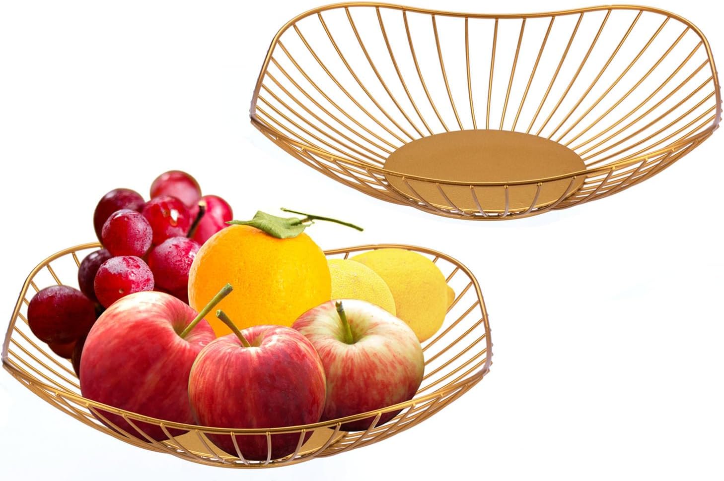 IBWell Short Curved-Edge Modern Creative Stylish Single Tier Dish