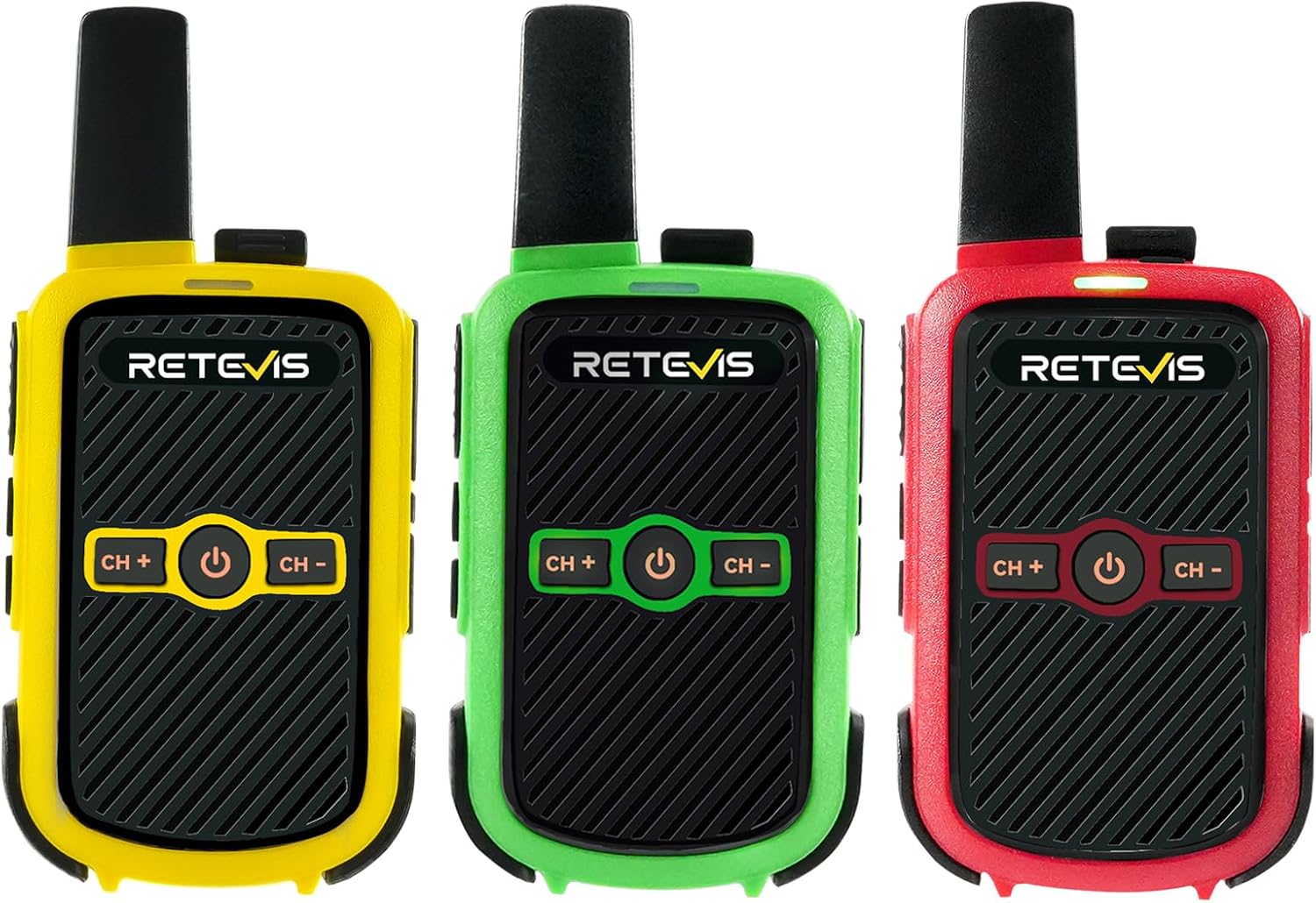 Retevis RT15 Walkie Talkies 3 Pack, Birthday Gift, Outdoor Adventure Kit | Durable, Lightweight, VOX, Key Lock, Mini Walkie Talkies for Adults, School Family Outdoor Travel Camping Hiking
