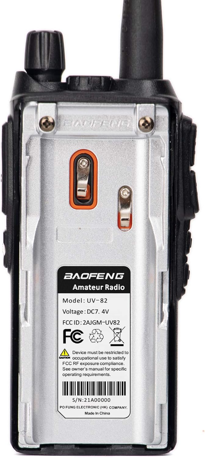 BaoFeng Radio BaoFeng UV-82 Ham Radio 144-148/420-450Mhz 2 Way Radio with FTDI Programming Cable Long Range Dual Band Two-Way Radio Walkie Talkie (5