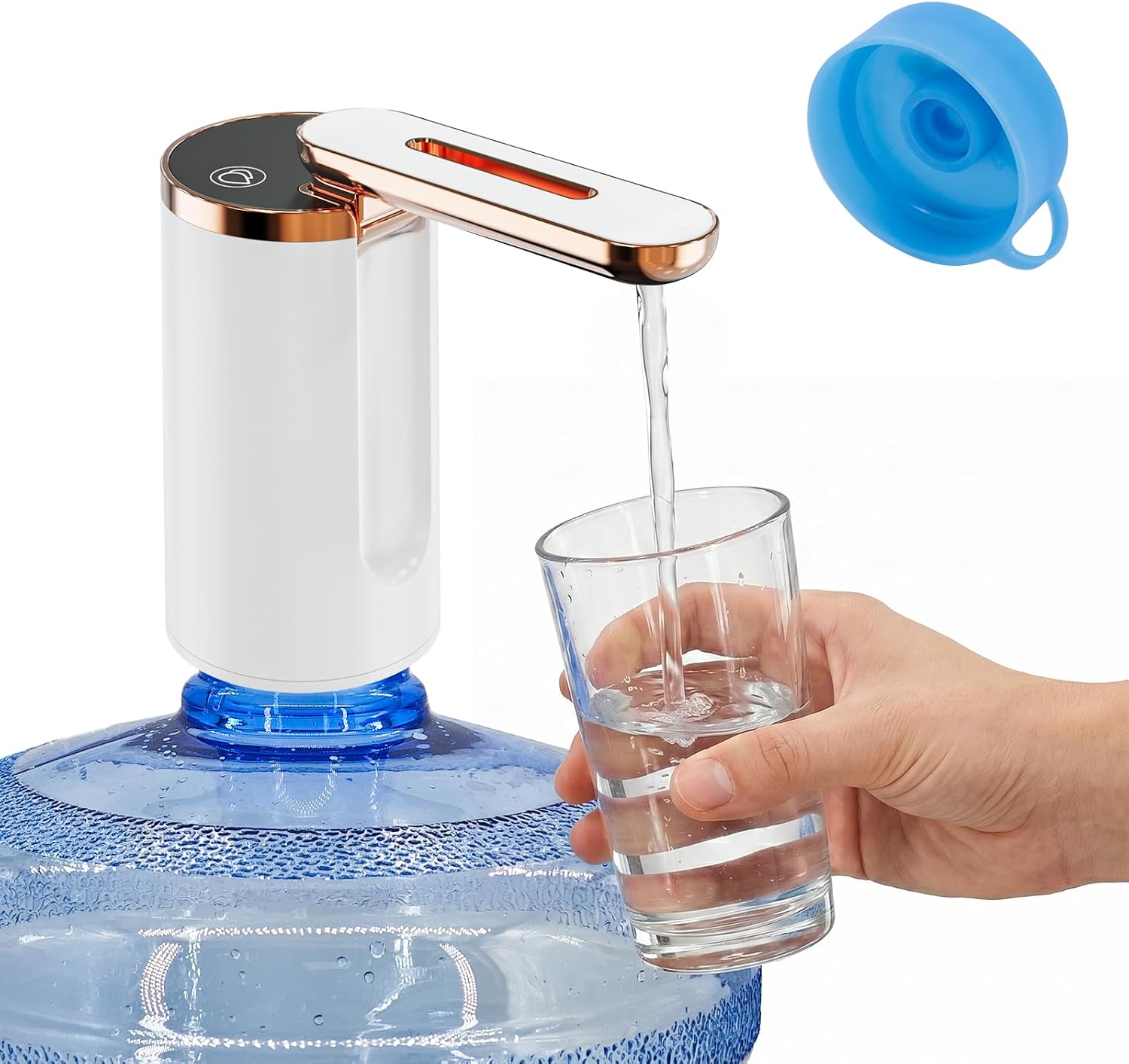 Myvision 5 Gallon Water Dispenser,Portable USB Charging Water Bottle Pump