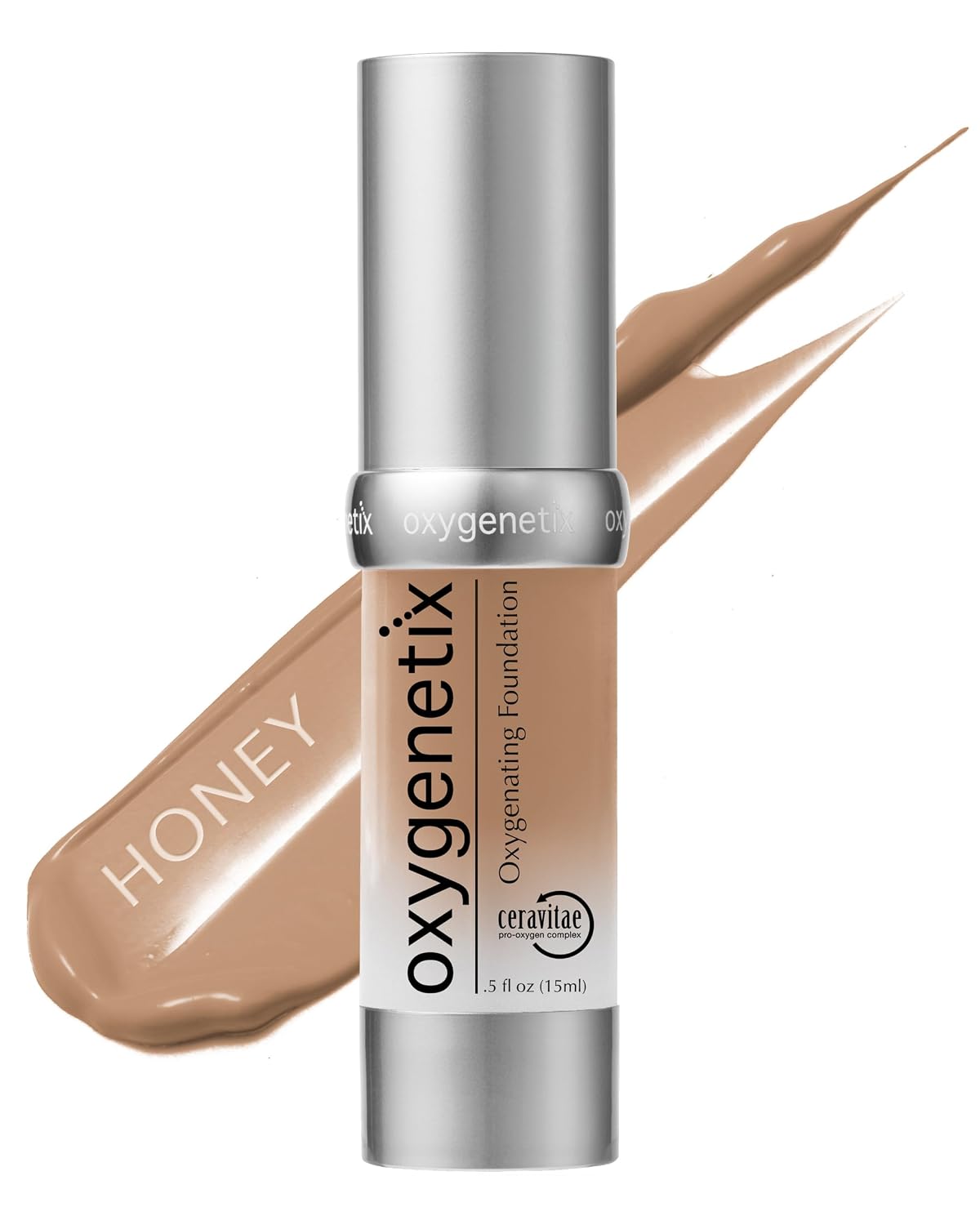 Oxygenetix Oxygenating Foundation – Pearl | Breathable Makeup, Buildable Coverage with Weightless Feel, Longwear Foundation, Safe for Sensitive or Laser-Treated Skin