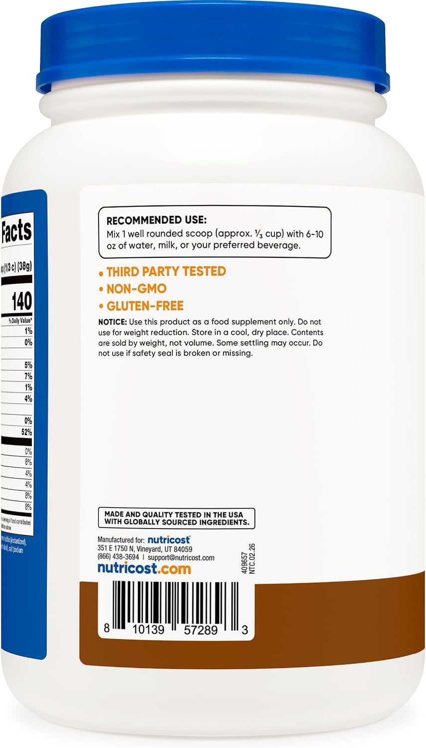 Nutricost Whey Protein Isolate Powder (Vanilla) 2LBS