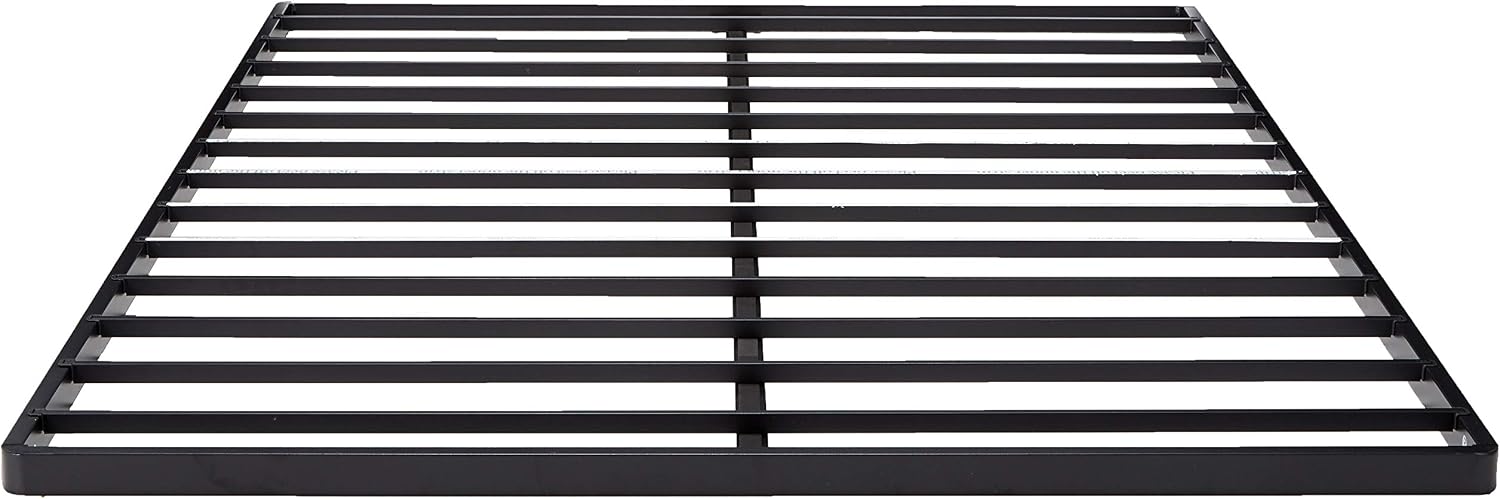 Zinus Quick Lock Bunkie Board, Box Spring and Bed Slat Replacement, Queen | Metal Frame with Steel Slats, Durable Construction Easy Assembly