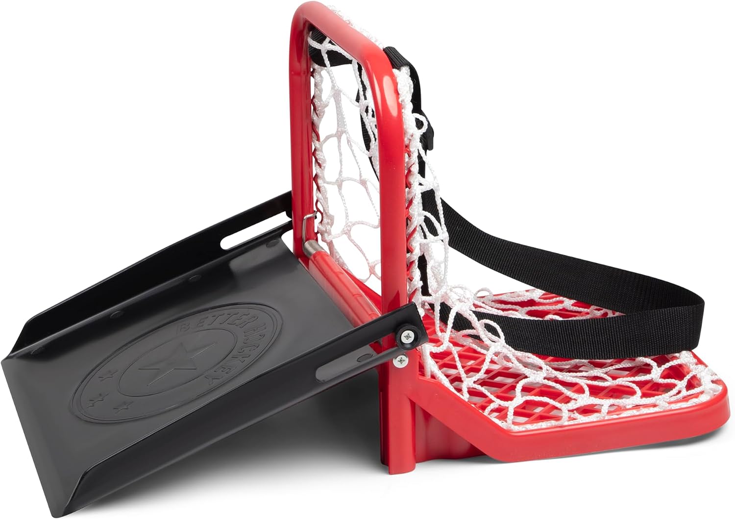 Better Hockey Extreme Hockey Puck Catcher – Premium Mini Net for Passing & Shooting Practice – Spring-Loaded, Collapsible