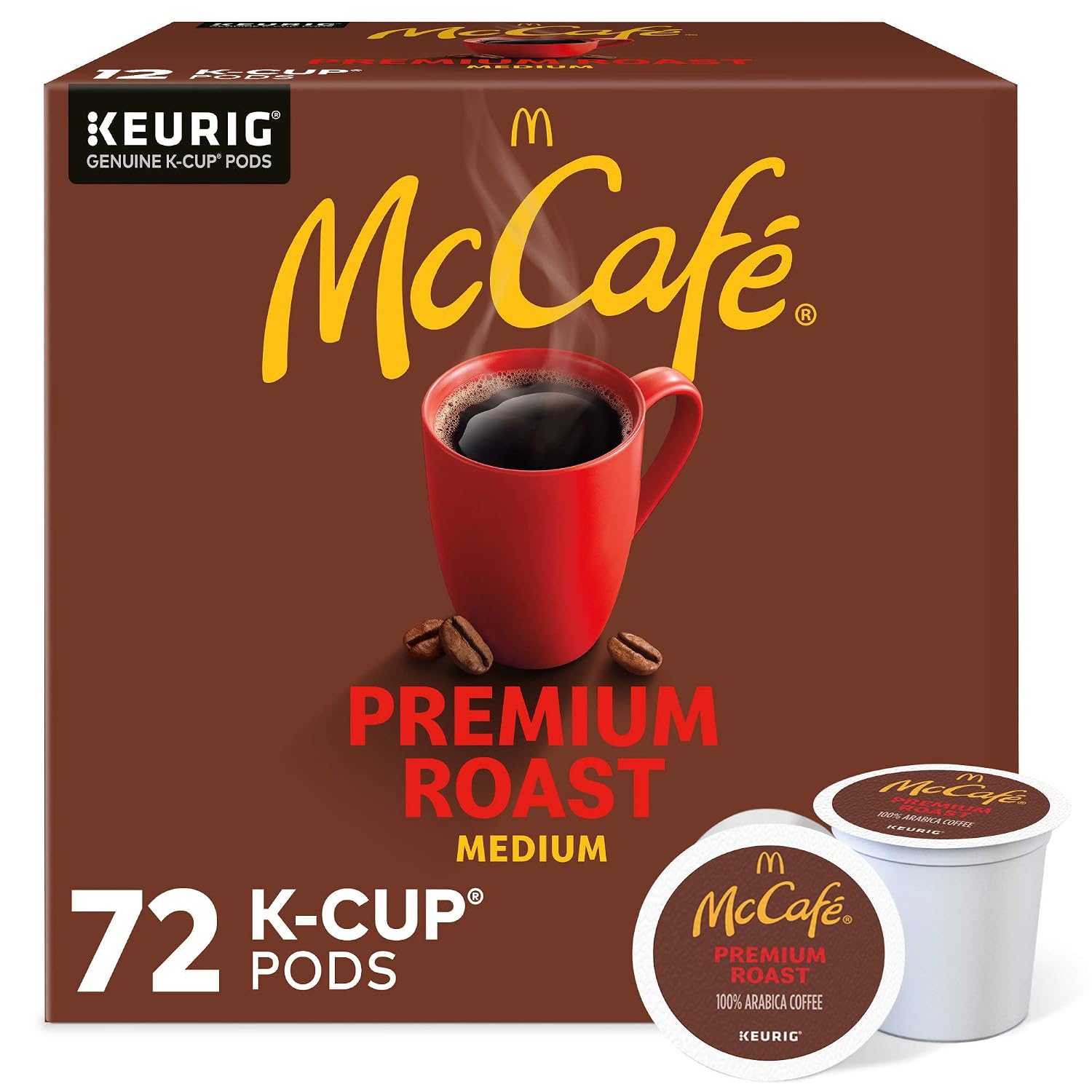 McCafe Premium Roast Coffee, Single Serve Keurig K-Cup Pods, Medium Roast, 84 Count