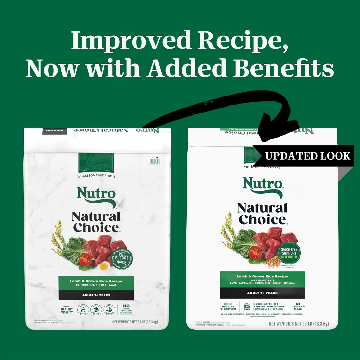 Nutro Natural Choice Adult Dry Dog Food, Chicken & Brown Rice Recipe, 5 lb | Non-GMO, Real chicken #1 ingredient, no corn, wheat, soy or chicken by-product meal, supports skin & coat/digestion/immunity