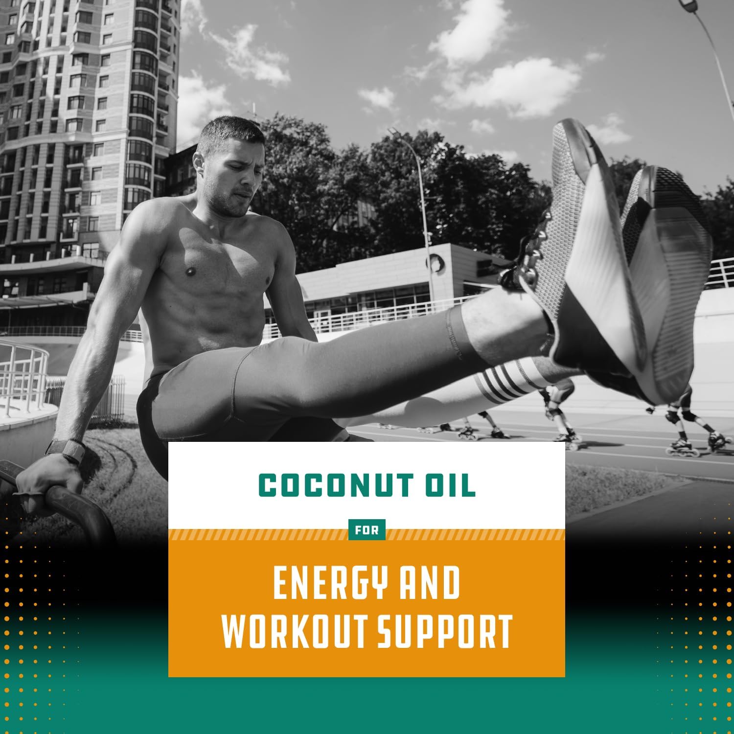 C8 MCT Oil Softgels - Medium Chain Triglycerids MCT Coconut Oil Supplement with Caprylic/Capric Triglycerides for Body Sculpting