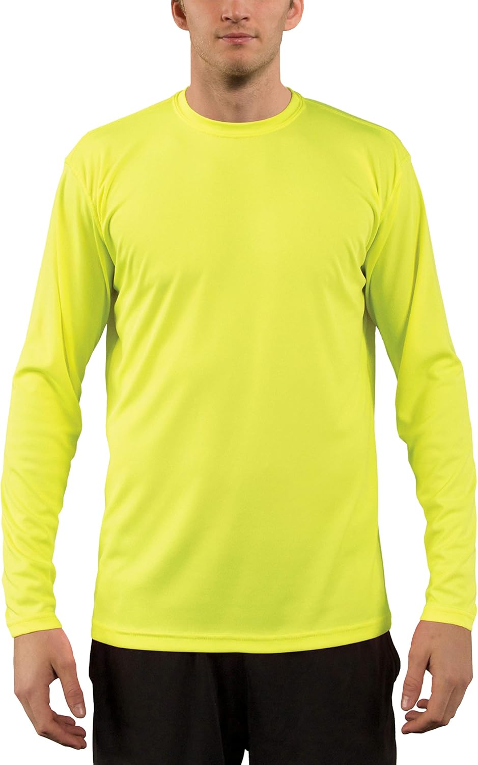 Vapor Apparel Men's Outdoor UPF 50+ Long Sleeve T-Shirt, UV Sun Protection for Fishing, Running, Hiking, Swimming