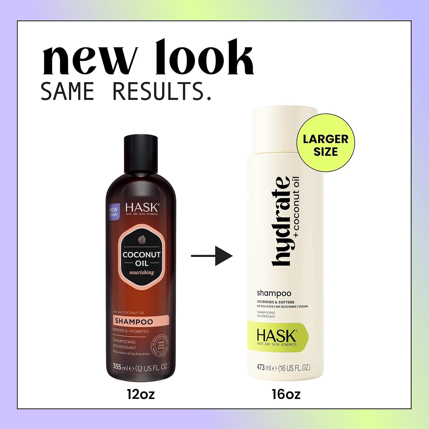 HASK Biotin Boost Thickening Shampoo + Conditioner Set | Adds Fullness, Strengthens, Volumizes, Sulfate-Free, Paraben-Free, Gluten-Free, Color Safe | 12oz each