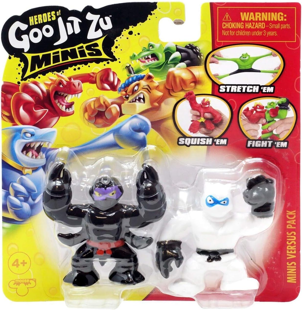 Moose Enterprise Heroes of Goo JIT Zu MINIS Pantaro vs Scorpius
