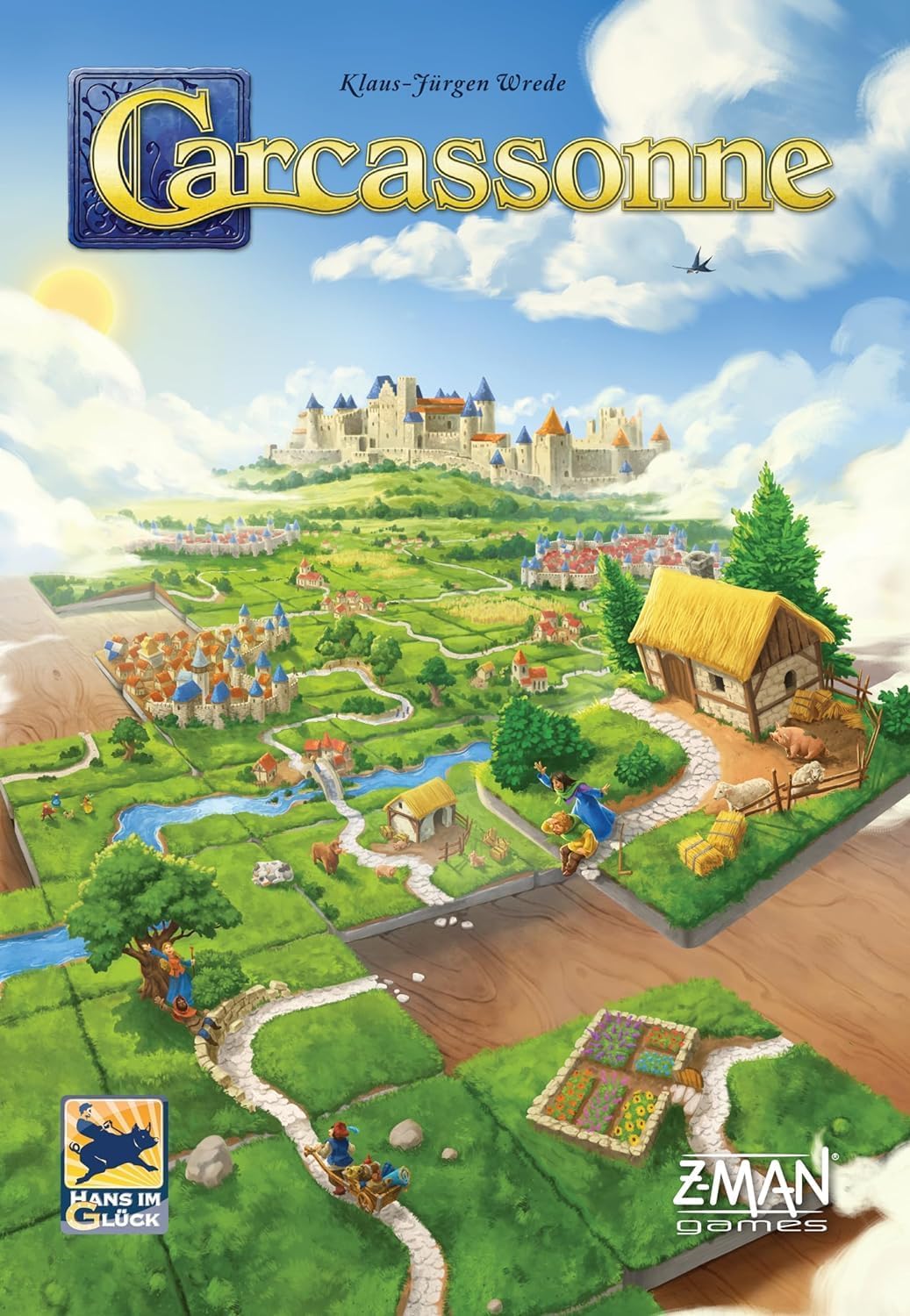 Carcassonne Board Game - Classic Tile Placement Strategy, Medieval Adventure for Adults & Families, Adult Board Games, Family Fun, Kids 8-12