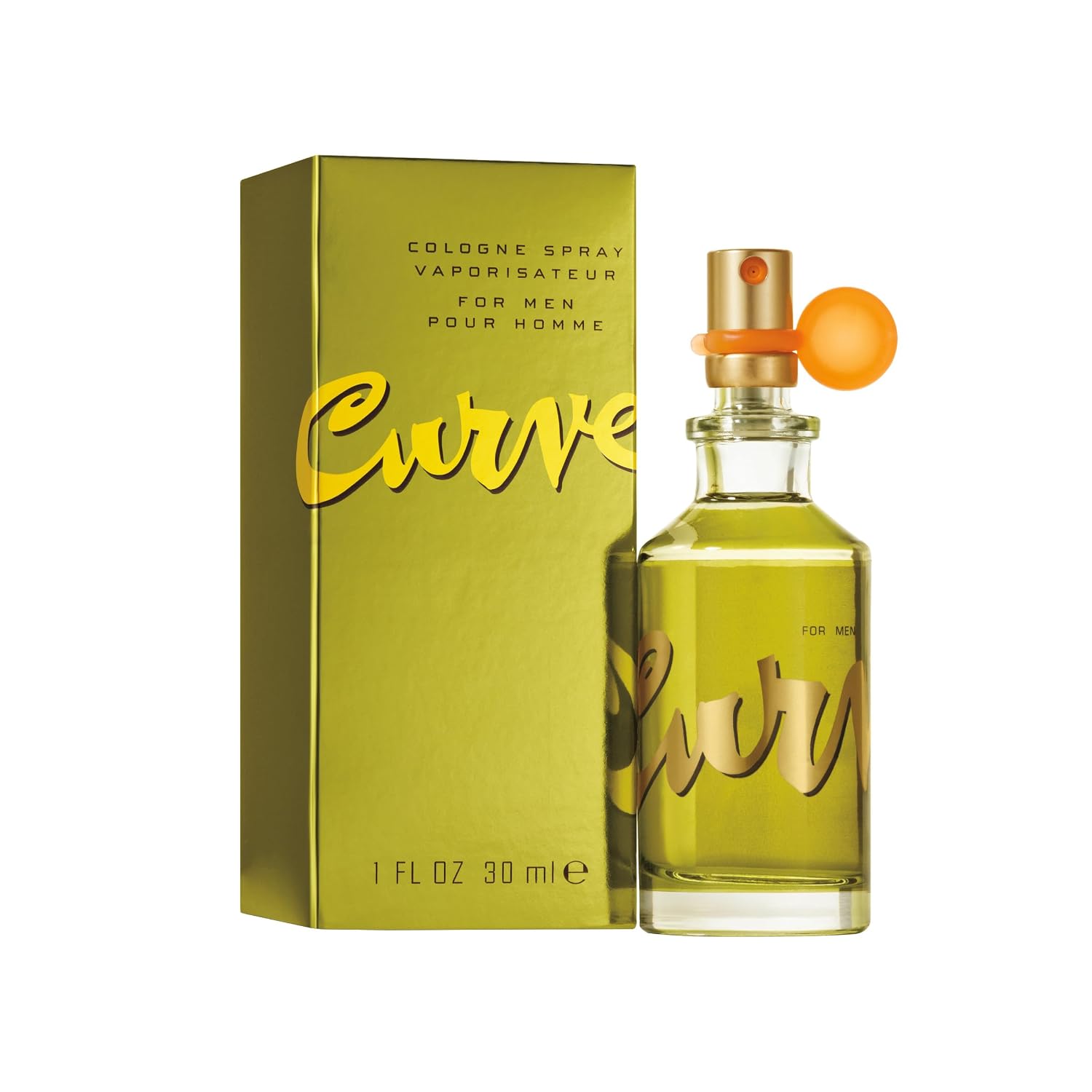 Curve for Men Cologne Spray, Spicy Woody Magnetic Scent for Day or Night, 4.2 fl oz