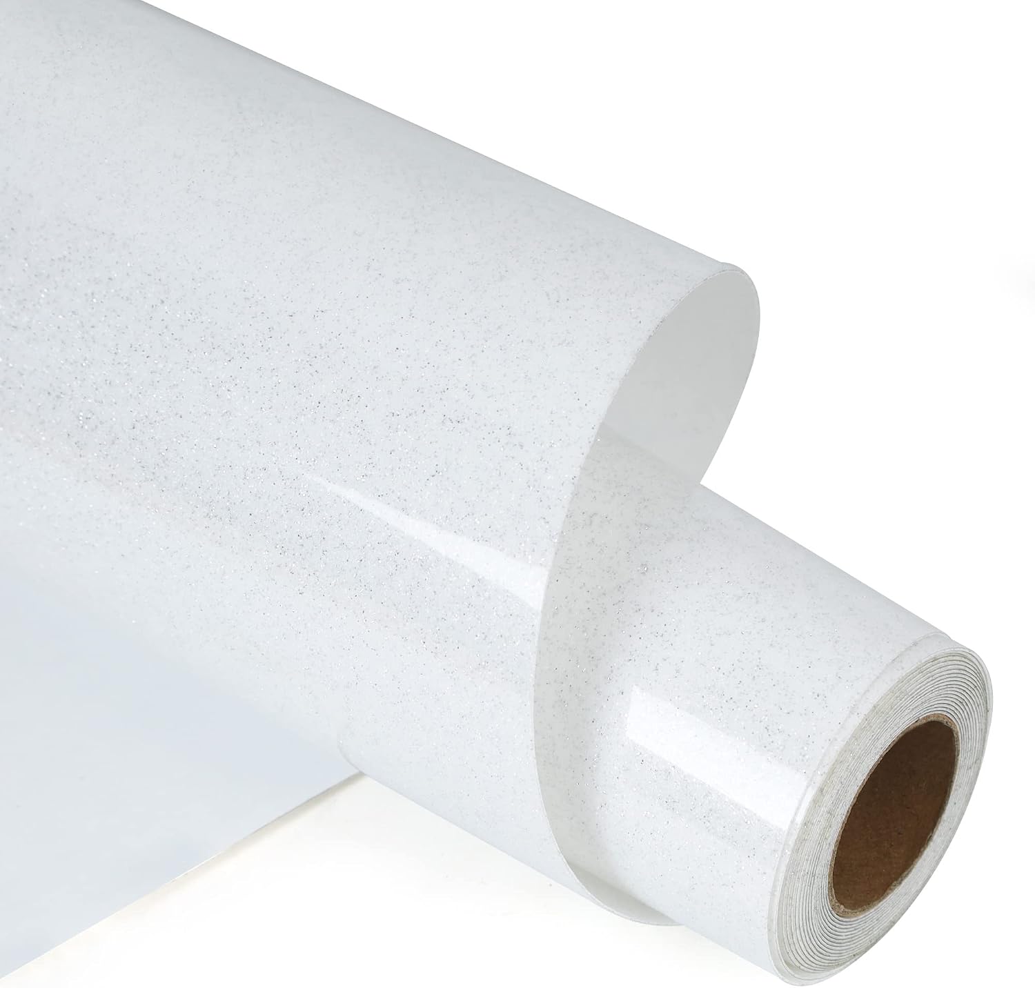 RENLITONG Heat Transfer Vinyl,12 Inch by 10ft White Iron on Vinyl