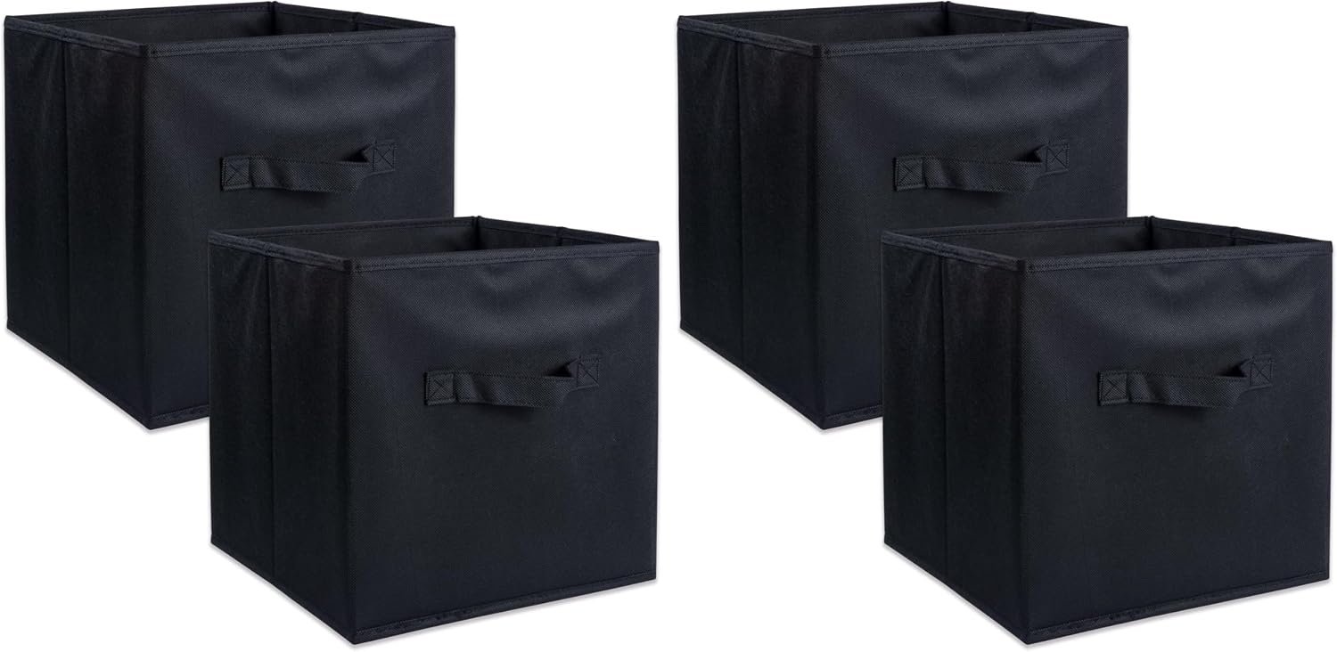 DII Collapsible Storage Organizer Bin, Large, 13" Cube, Pink, 2 Count