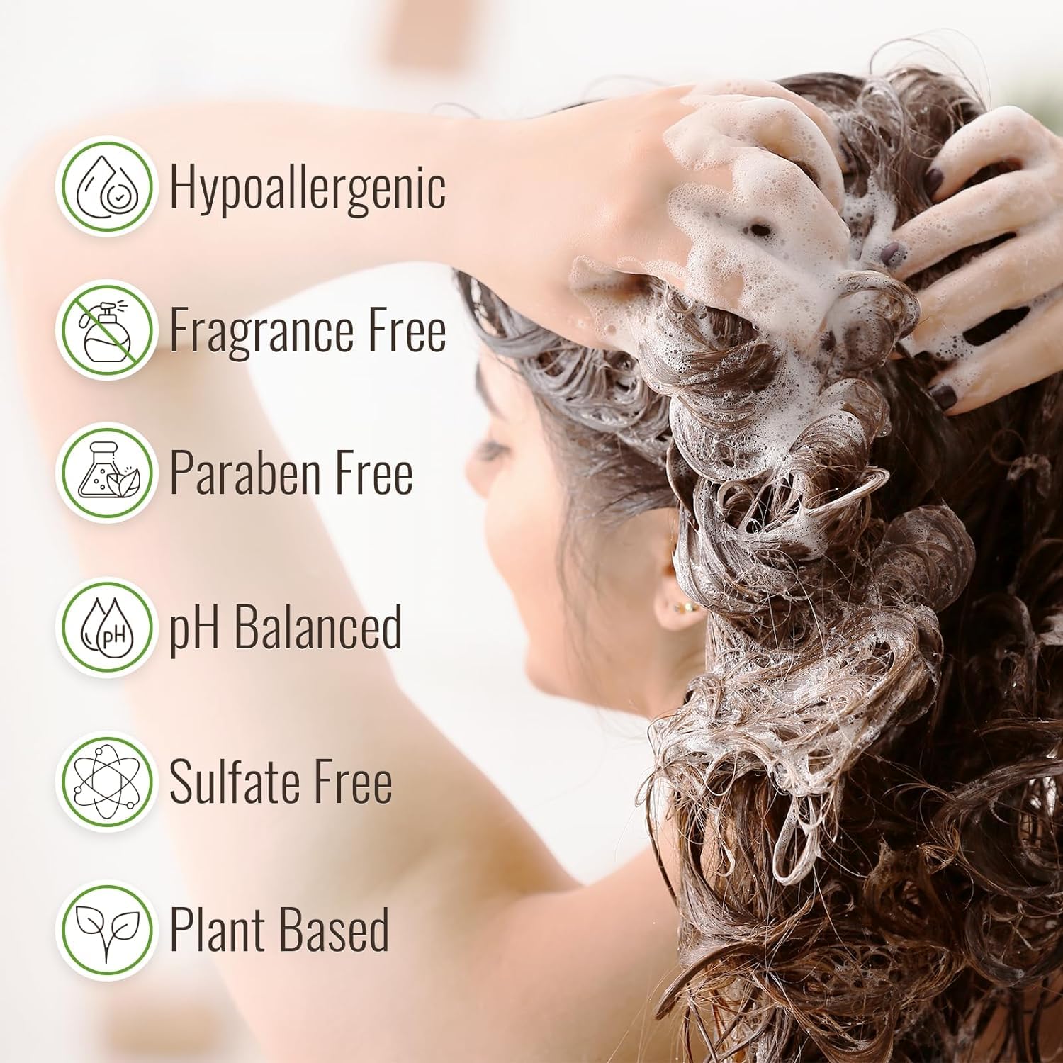Natural Hydrating Conditioner for Dry & Itchy Scalp - Sulfate Free Dandruff Moisturizing Conditioner with Aloe Vera & Manuka Honey - for Oily Hair & Curly hair - Help Hair Growth with Coconut Oil