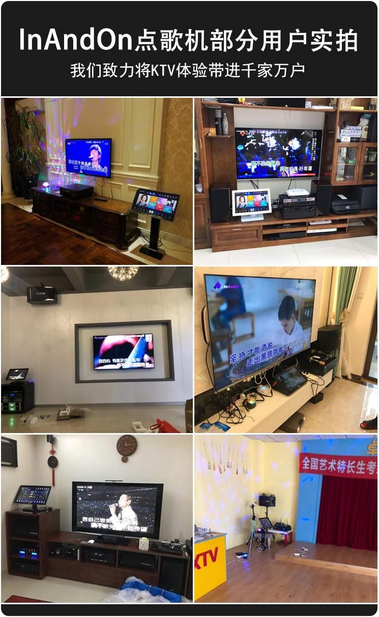 2026 New Chinese Karaoke Machine KV-V5 MAX Karaoke Player, with Reverb Wireless Microphone