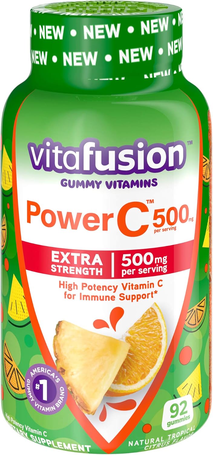 Calcium Gummies | 500 mg | 100 Adult Gummy Vitamins for Women and Men