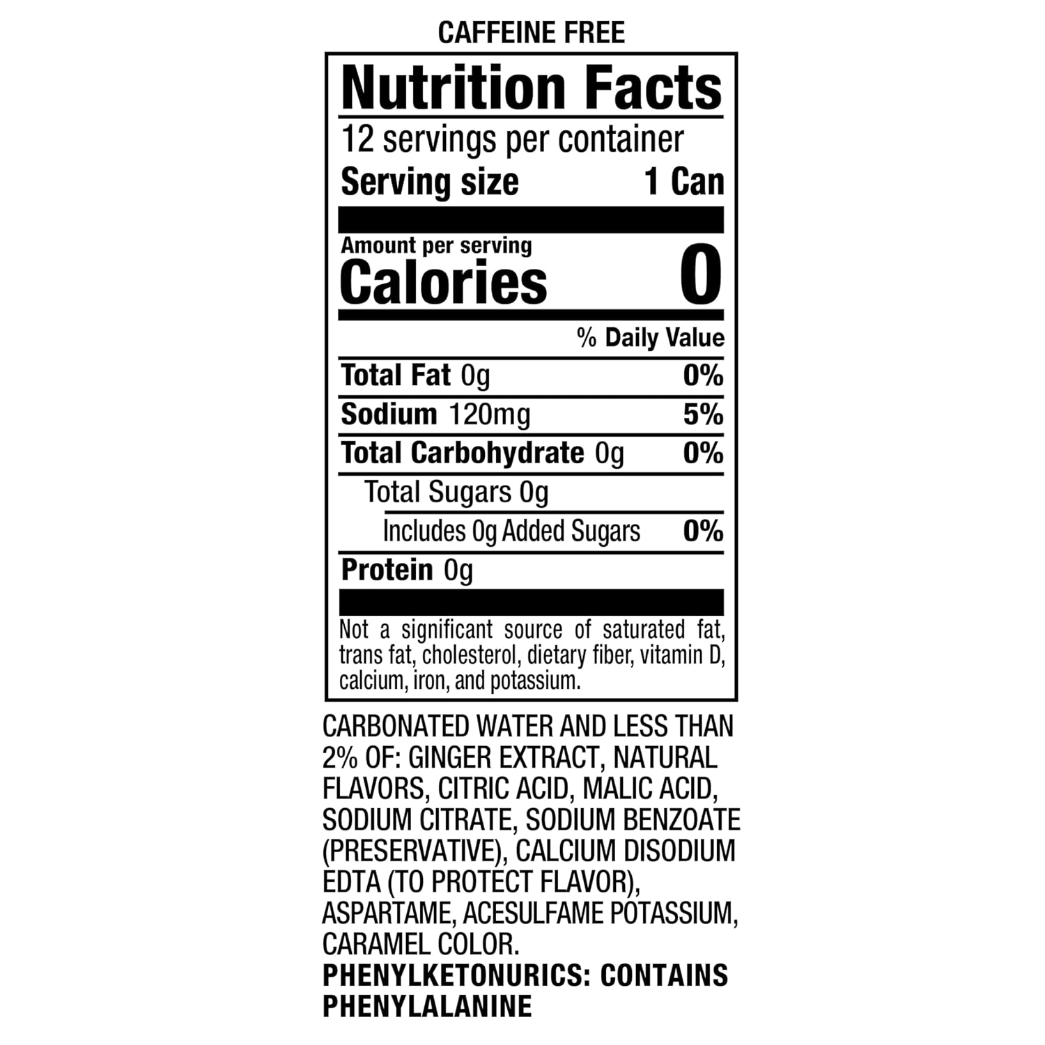 Canada Dry Ginger Ale Soda, 12 fl oz cans, 12 pack