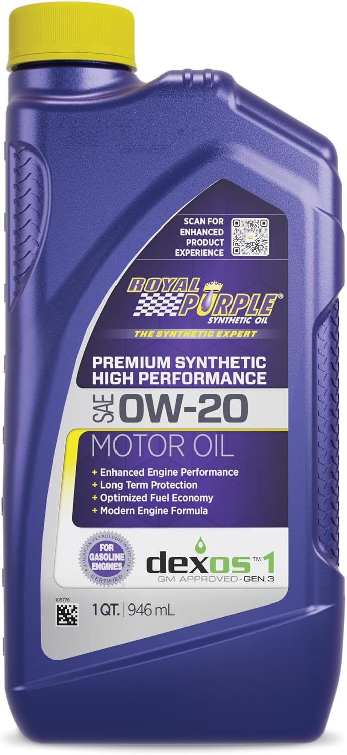 Royal Purple 51530 API-Licensed SAE 5W-30 High Performance Synthetic Motor Oil - 5 qt., Model:ROY51530