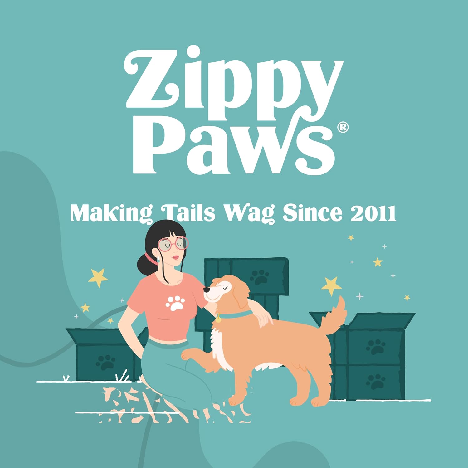 ZippyPaws Crinkle Monkey for Medium-Extra Large Dogs, Large/Brown | Interactive Dog Toys to Keep Them Busy, Squeaky Plush Pet Toy for All Breeds