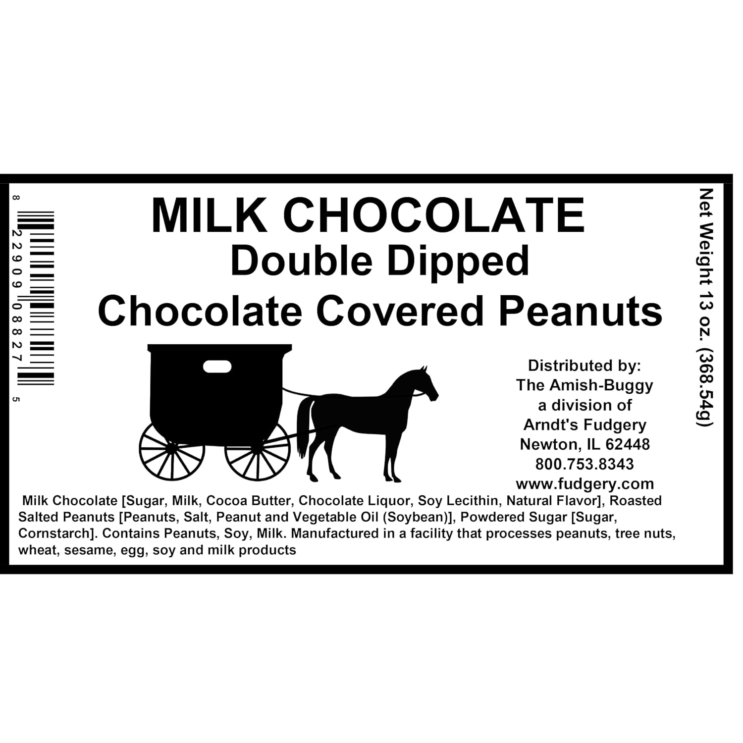Arndts Fudgery Premium Chocolate Covered Candy (Milk Chocolate Raisins (2-13 oz. Bags))