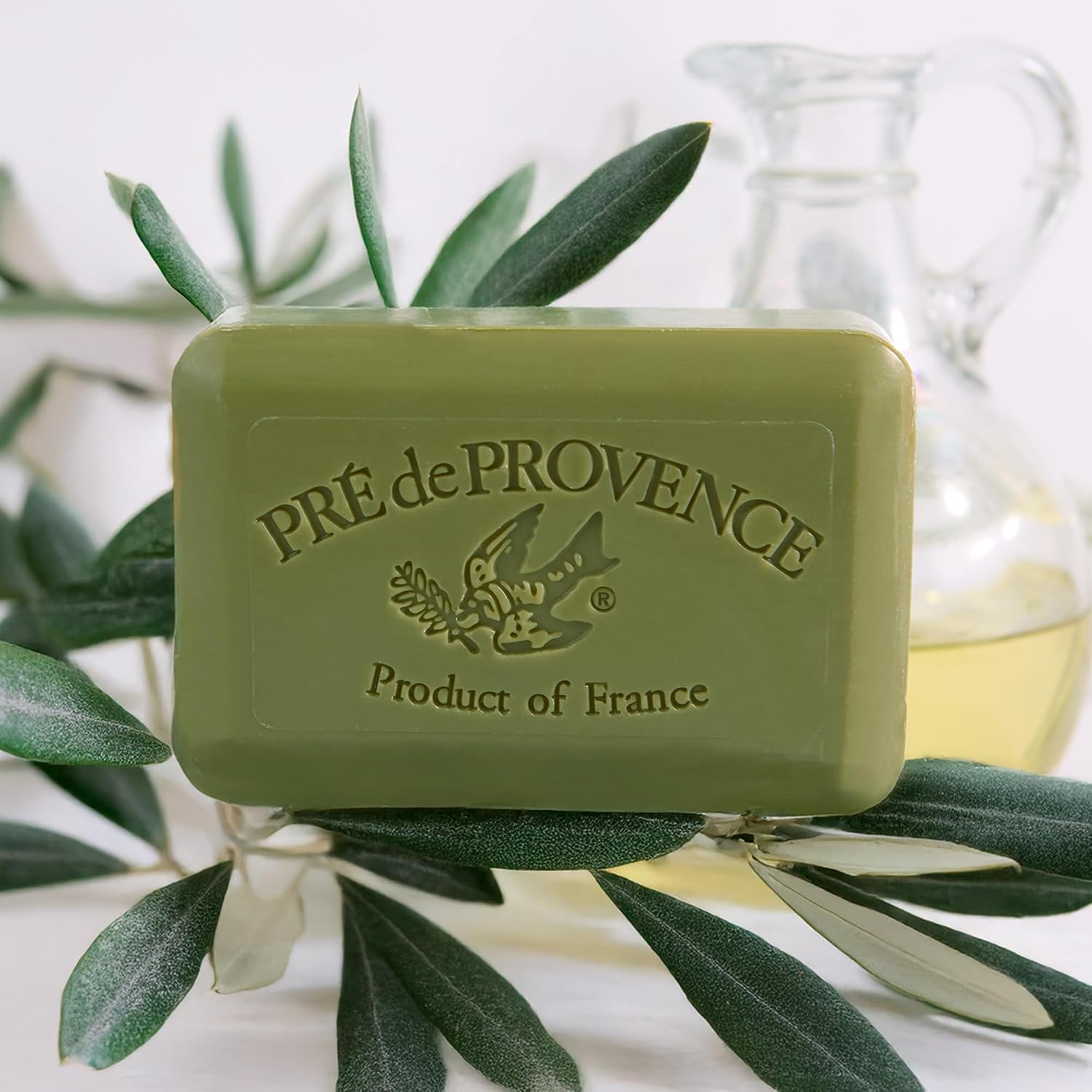 Pre de Provence Artisanal Soap Bar, Enriched with Organic Shea Butter, Natural French Skincare, Quad Milled for Rich Smooth Lather, 8.8 Ounce, Ocean Air