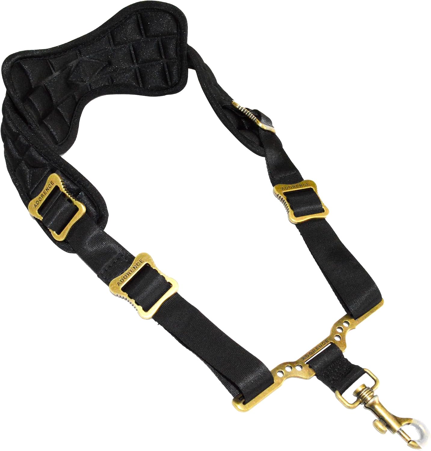 adorence Saxophone Neck Strap with Removable Washable Neck Pad - H04 Black