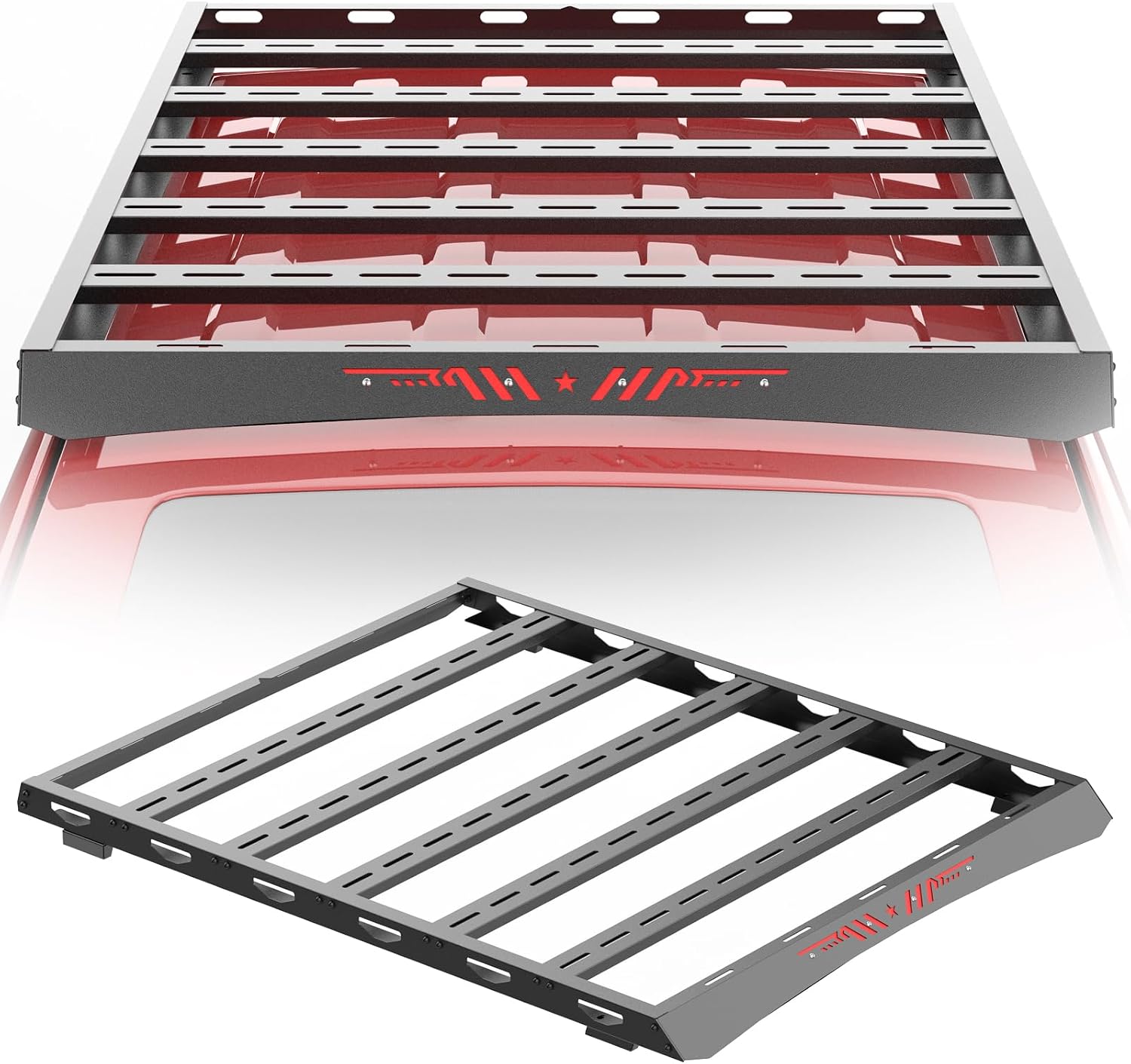 Full Size Roof Rack Cargo Basket Compatible with 2010-2024 Toyota 4Runner 5th Gen
