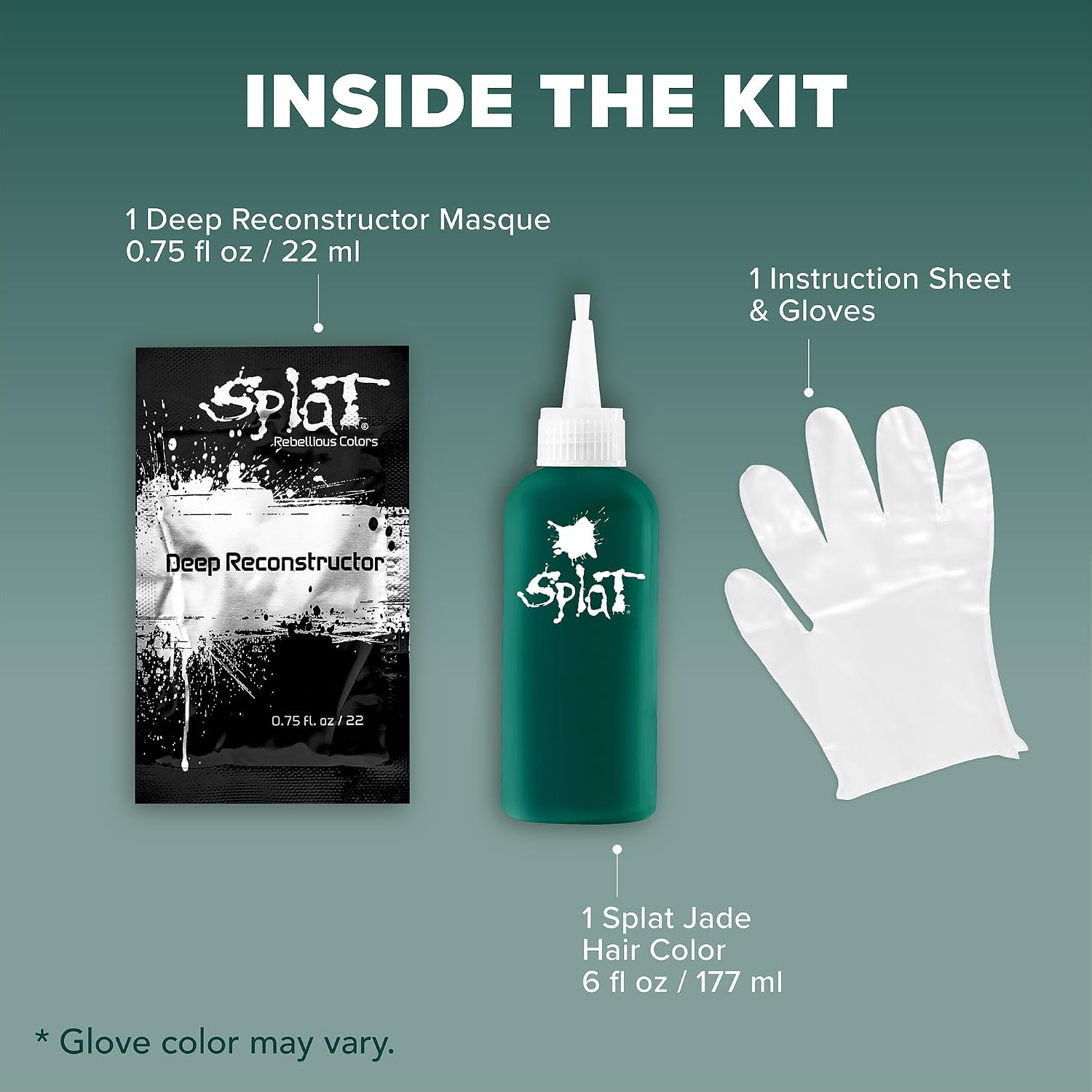 Splat Midnight Magenta Semi Permanent Hair Dye Kit, 1 Application