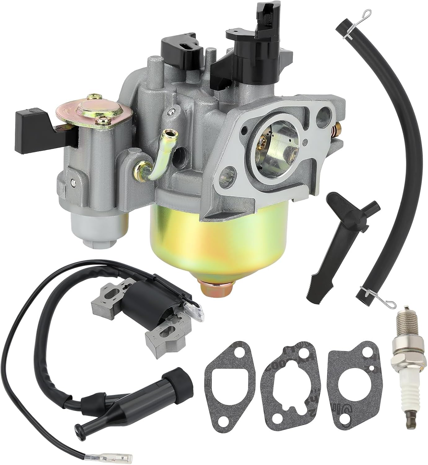 Predator 212 Carburetor Upgrade for 212cc Go-Kart Engine with Coil | Fits Predator 212cc & 196cc engines. Direct bolt-on replacement. Boosts