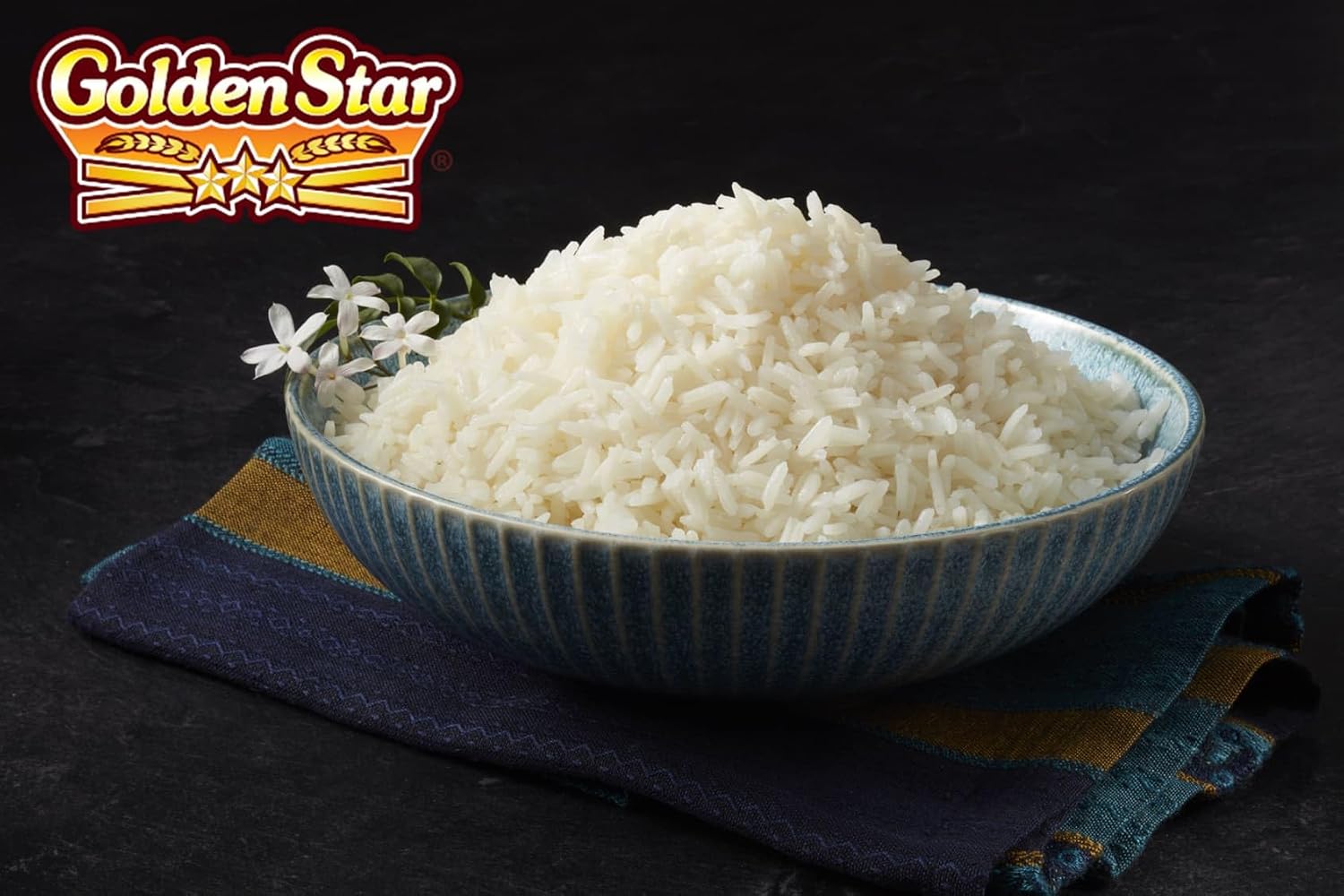 Golden Star Thai Hom Mali White Jasmine Rice - Prime Grade White Rice - 10 lb Bag | Prime Grade White Rice - Great for Gumbo, Curries & More - Cook in Microwave or on Stove Top