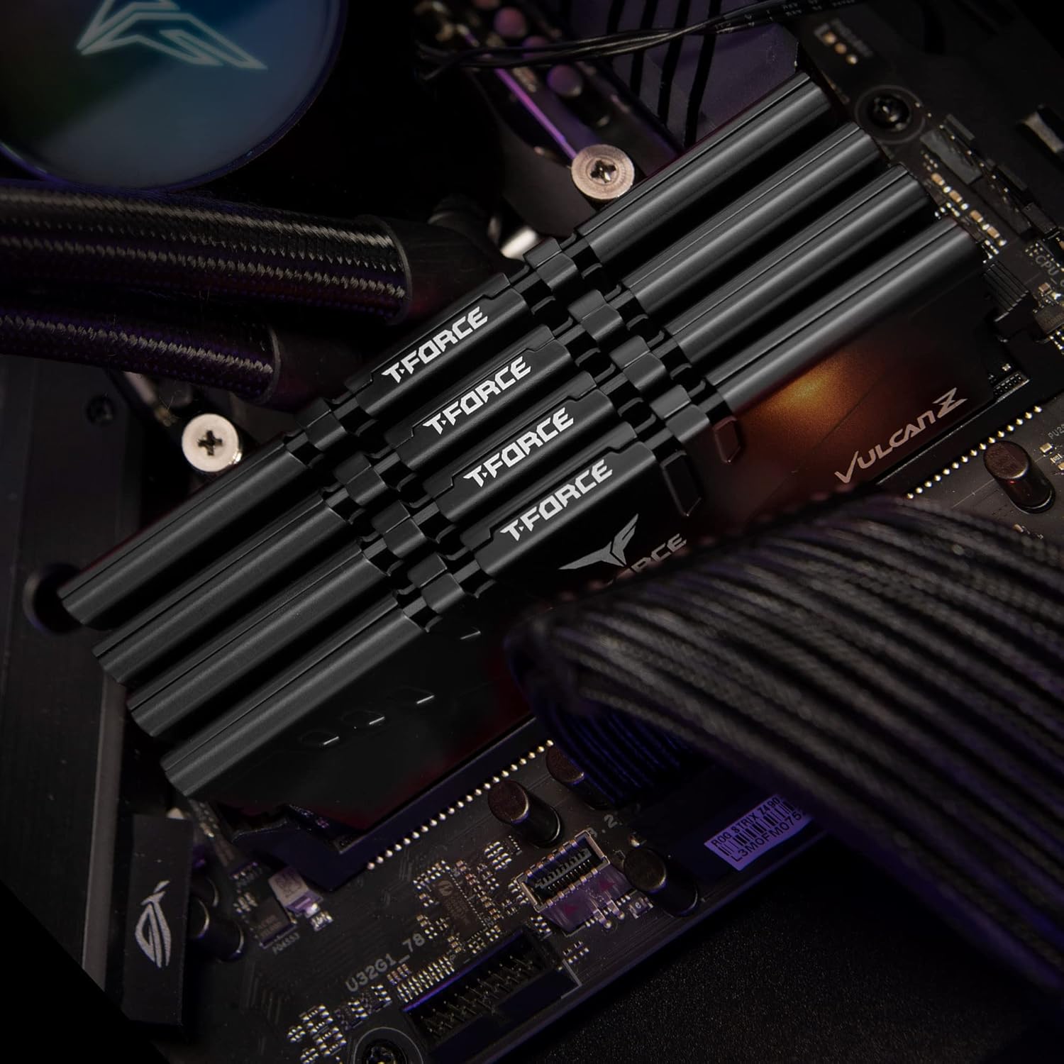 TEAMGROUP T-Force Vulcan Z DDR4 16GB Kit (2x8GB) 3200MHz (PC4-25600) CL16 Desktop Memory Module Ram (Gray) - TLZGD416G3200HC16CDC01