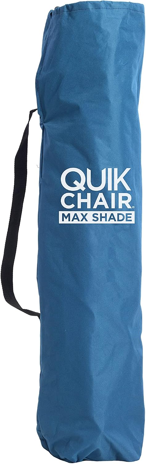Quik Shade Max Shade High and Wide Folding Camp Tilt UV Sun Protection Canopy Chair