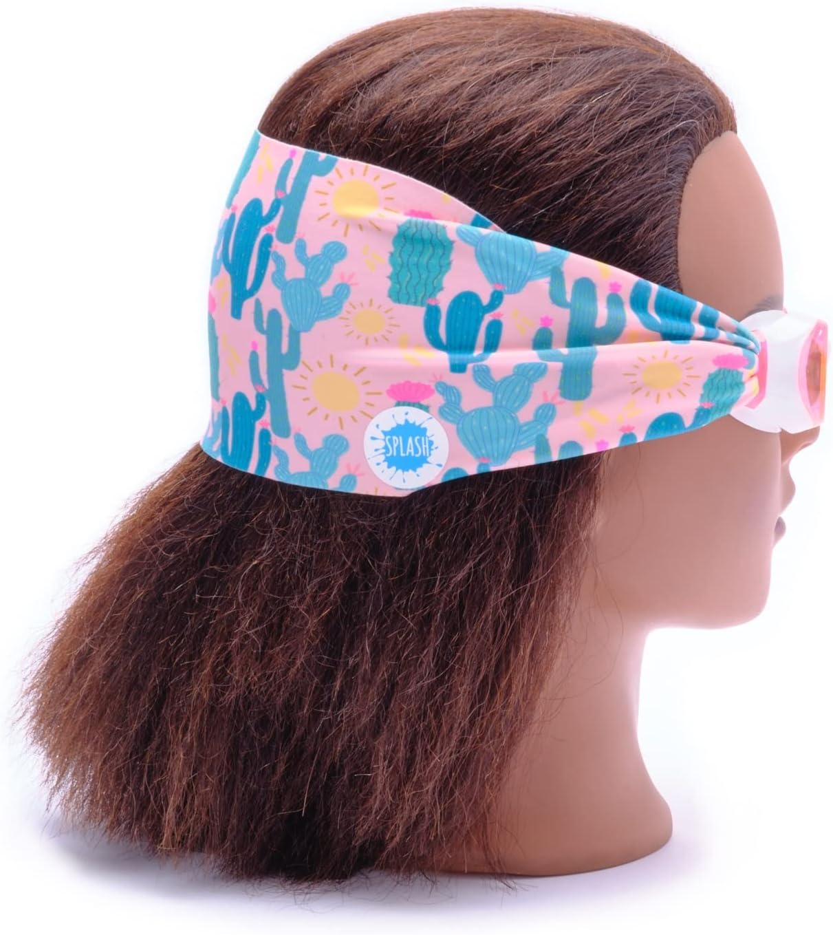 Splash Place SWIM GOGGLES with Fabric Strap - Adult & Kids Swim Goggles - PINKS & PURPLES