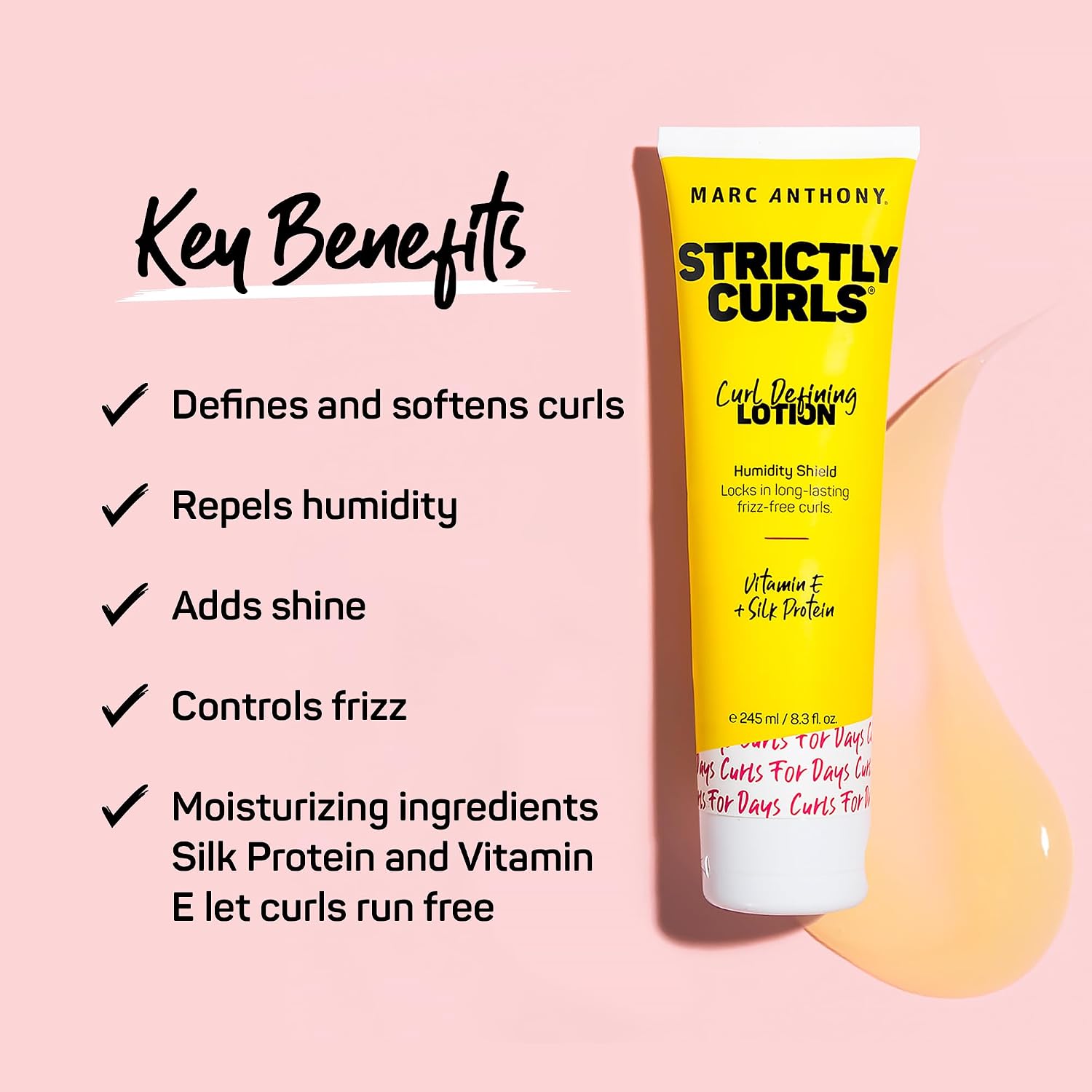 Marc Anthony Strictly Curls Defining Lotion - Light Gel - Curly & Wavy Hair