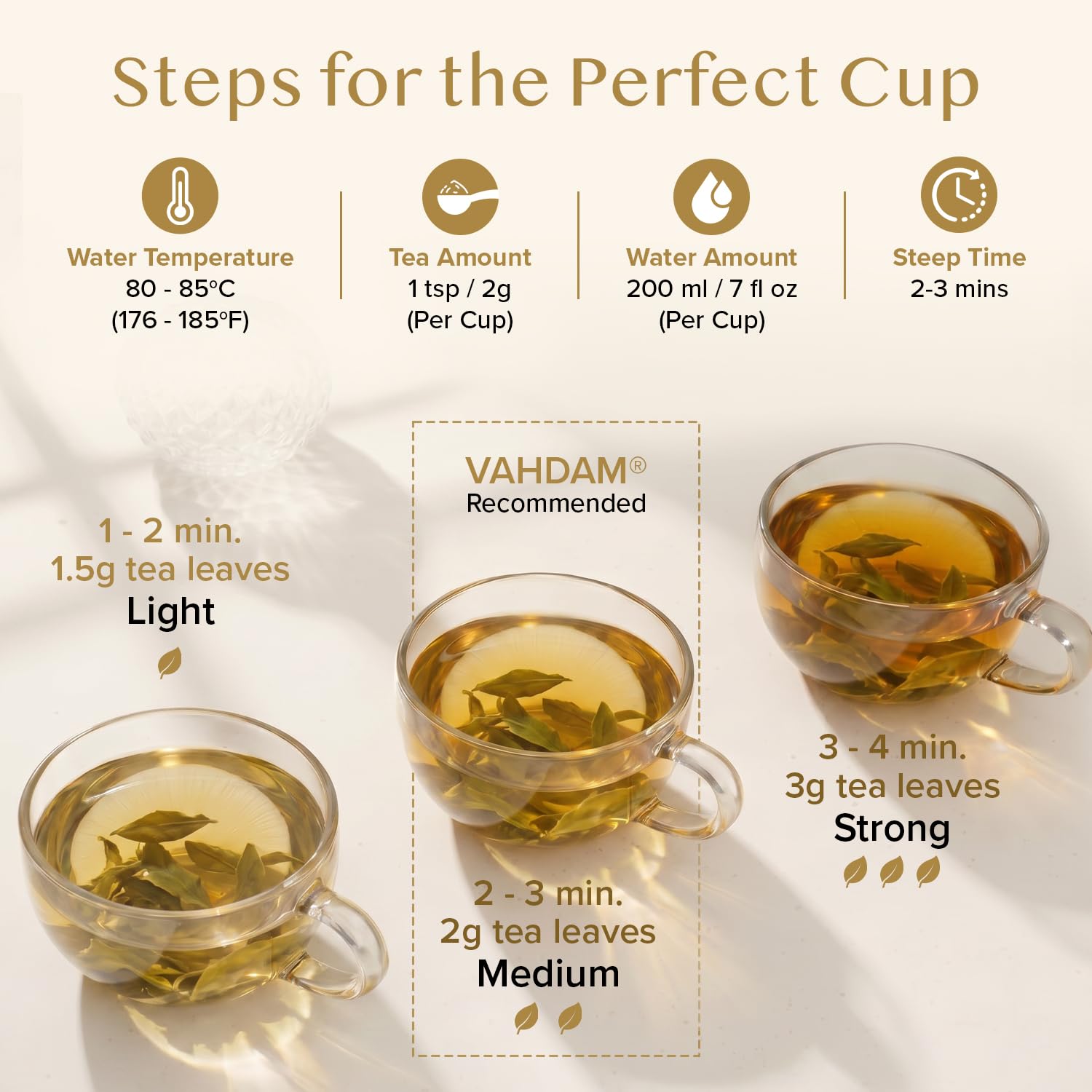 VAHDAM, Green Tea Leaves From Himalayas 170+ Cups (12oz) High Elevation Grown Green Tea Leaves From Himalayas | Pure Unblended Single Origin Green Loose Leaf Tea | Vacuum Sealed