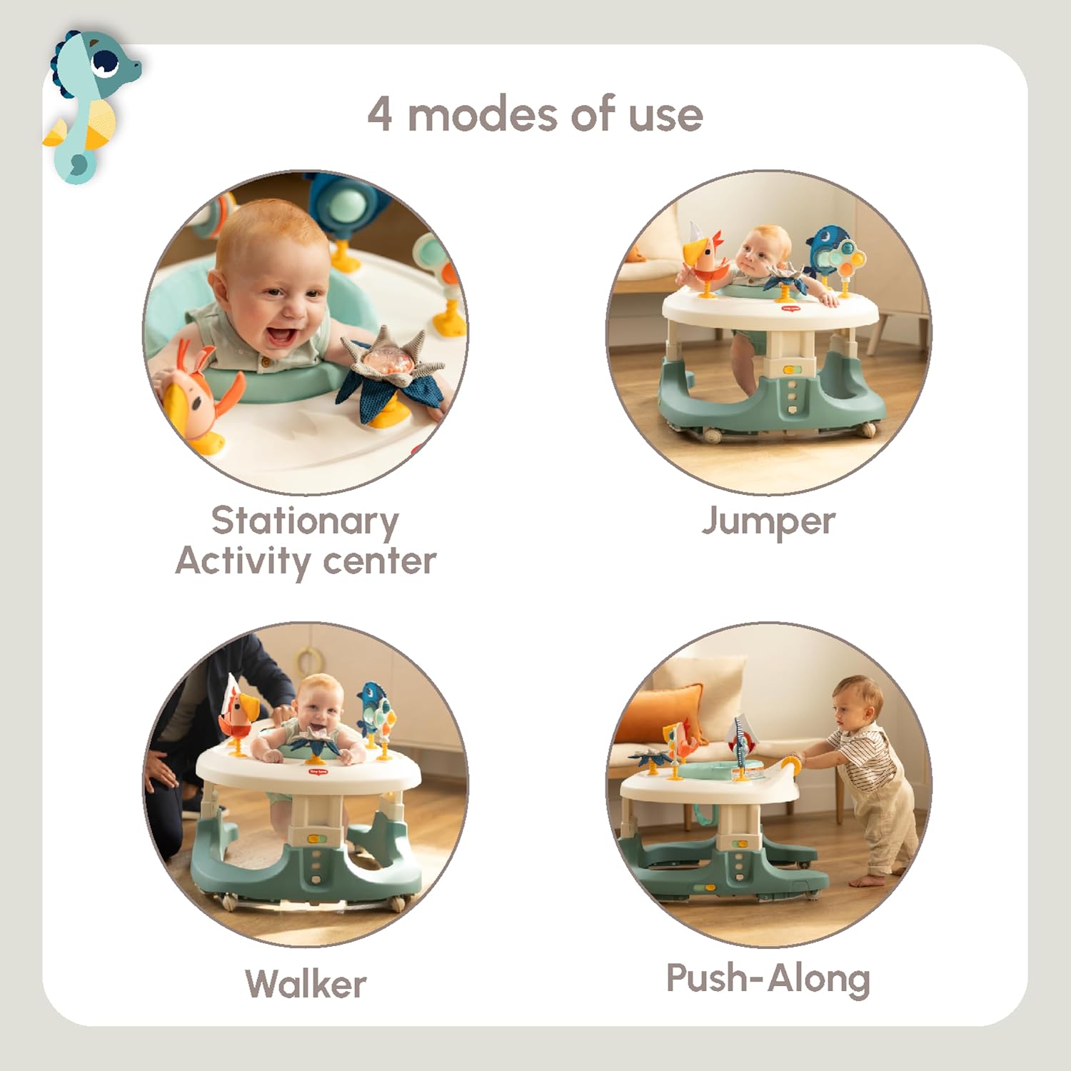 Tiny Love 4-in-1 Here I Grow Mobile Activity Center, Magical Tales