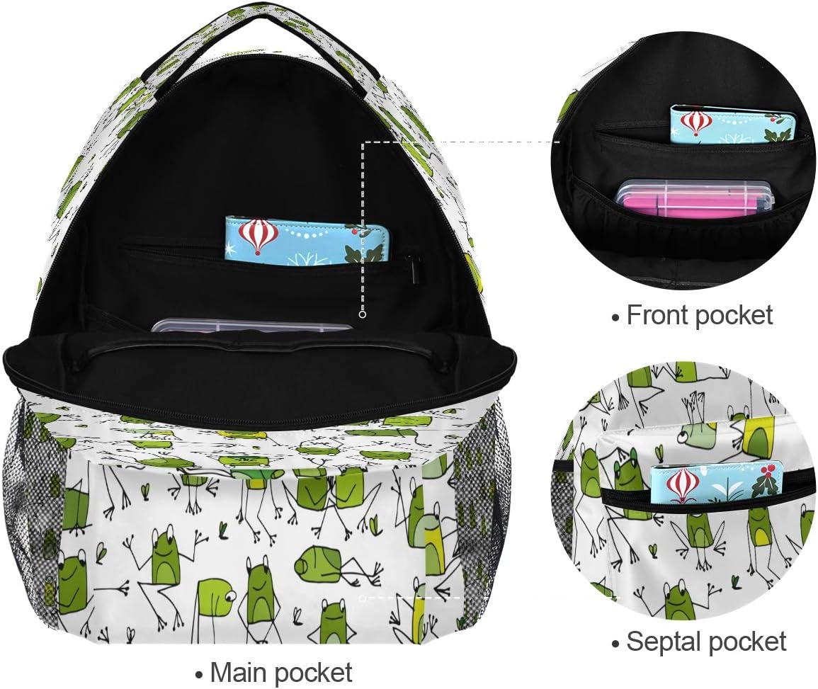 Blueangle Ice Cream Backpack for Girls, Cute School Laptop Backpack