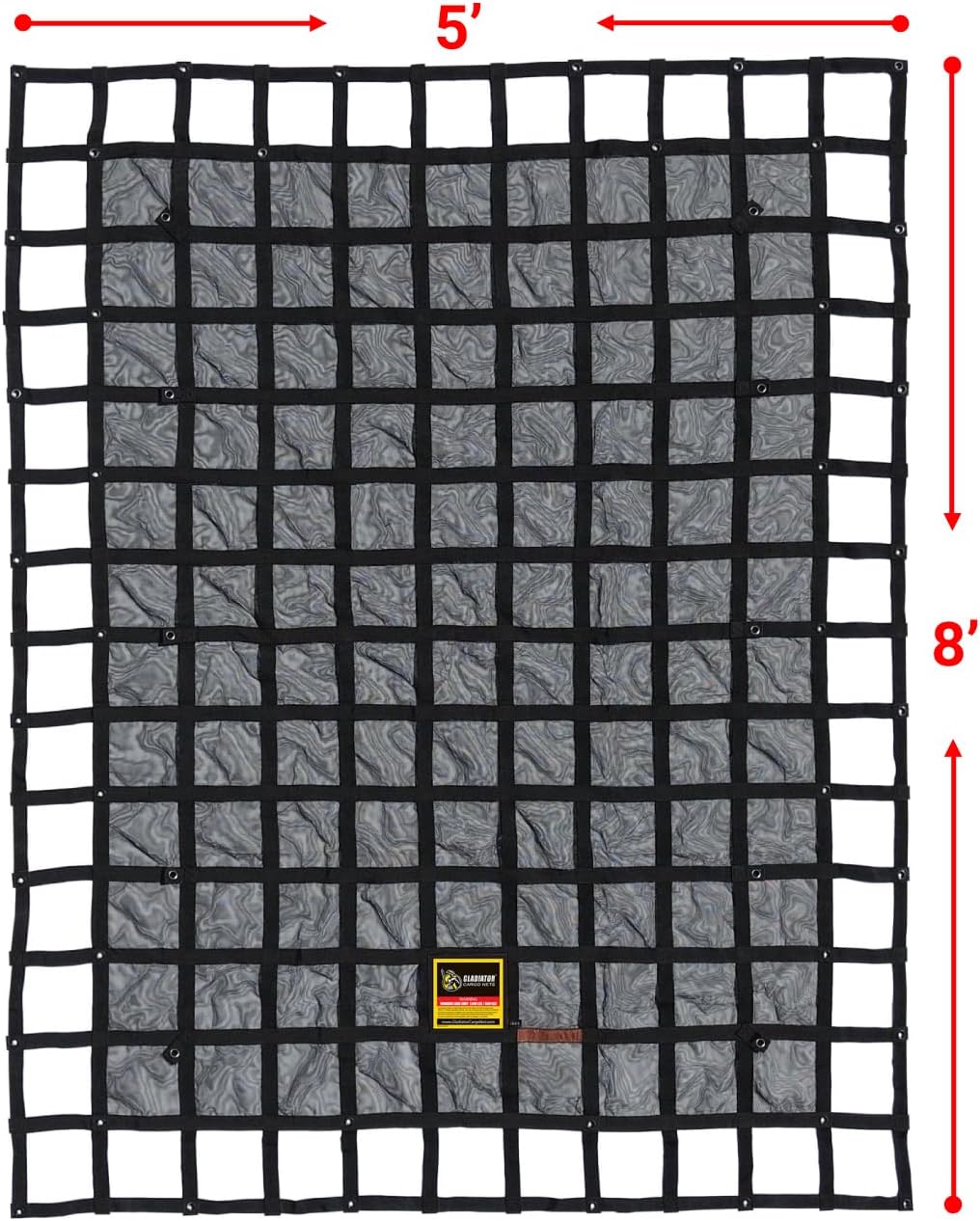 Heavy Duty Cargo Net - Truck Organizer-Interior-Roof Rack-Jeep-SUV- Baja-Camping -(GBN-100) 4' x 4'